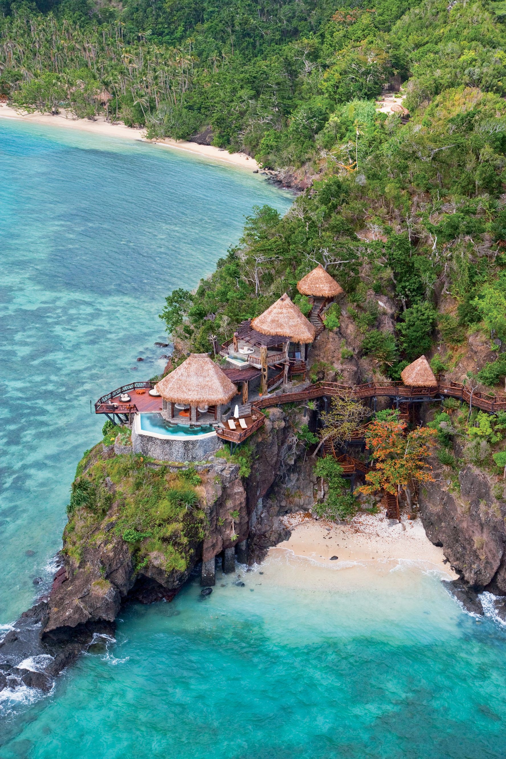 Exclusive private island, Laucala Island paradise, Luxury resort escape, Beautiful secluded beaches, 1780x2670 HD Phone