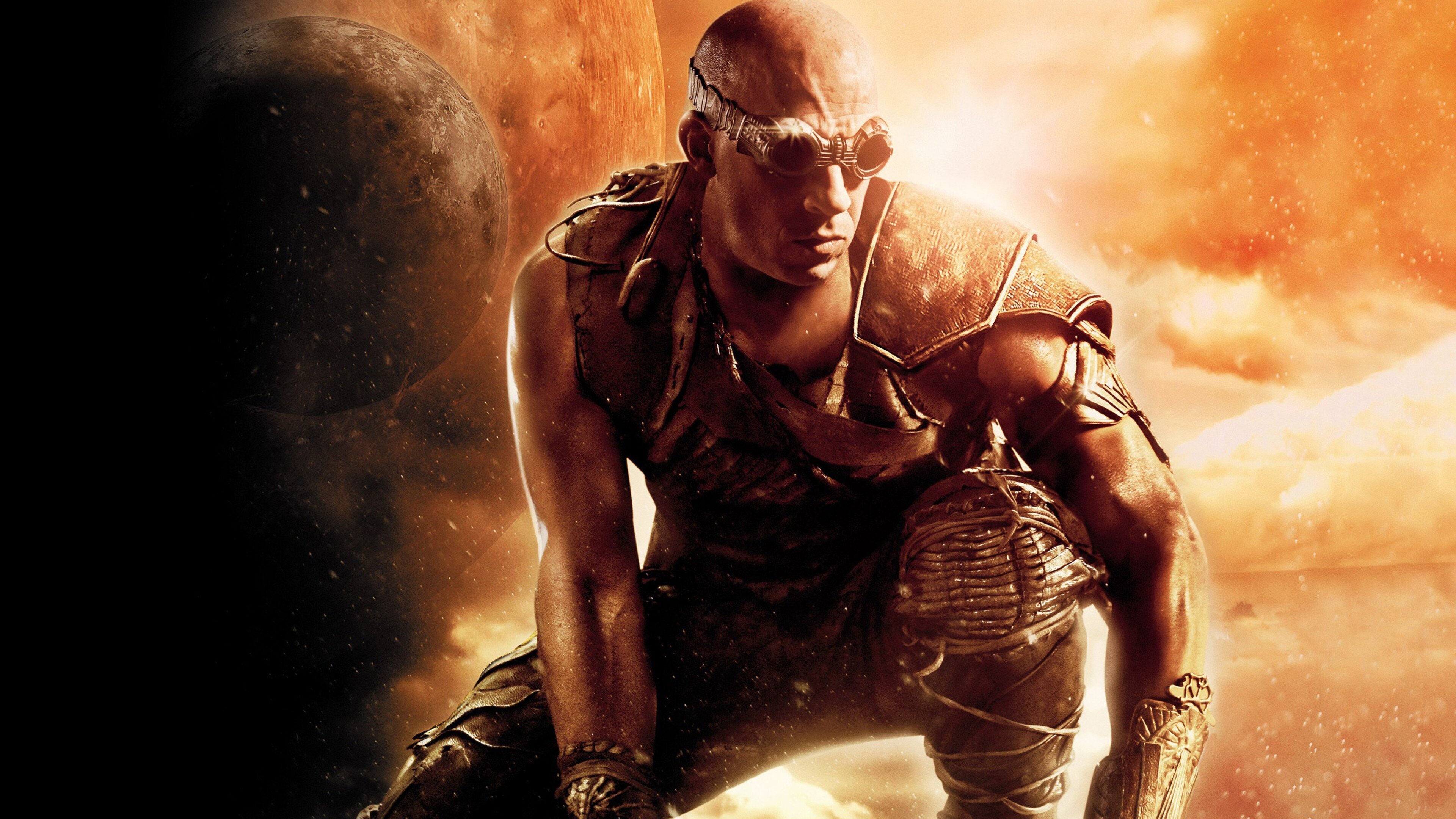 Vin Diesel, Riddick movie, 4K, wallpapers, 3840x2160 4K Desktop