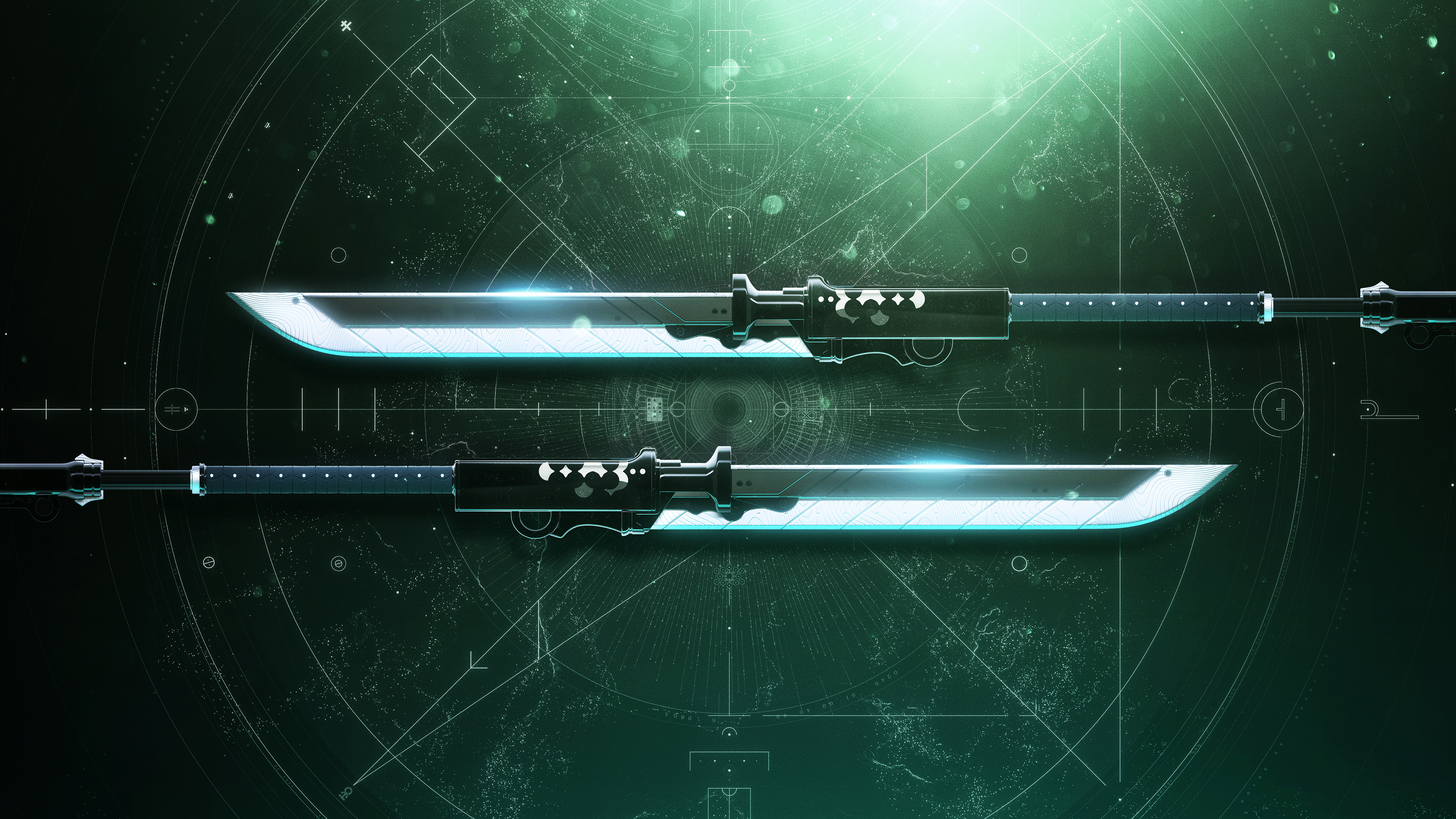 Destiny 2: The Witch Queen: The glaive, A new weapon type, introduced in the expansion. 3840x2160 4K Wallpaper.