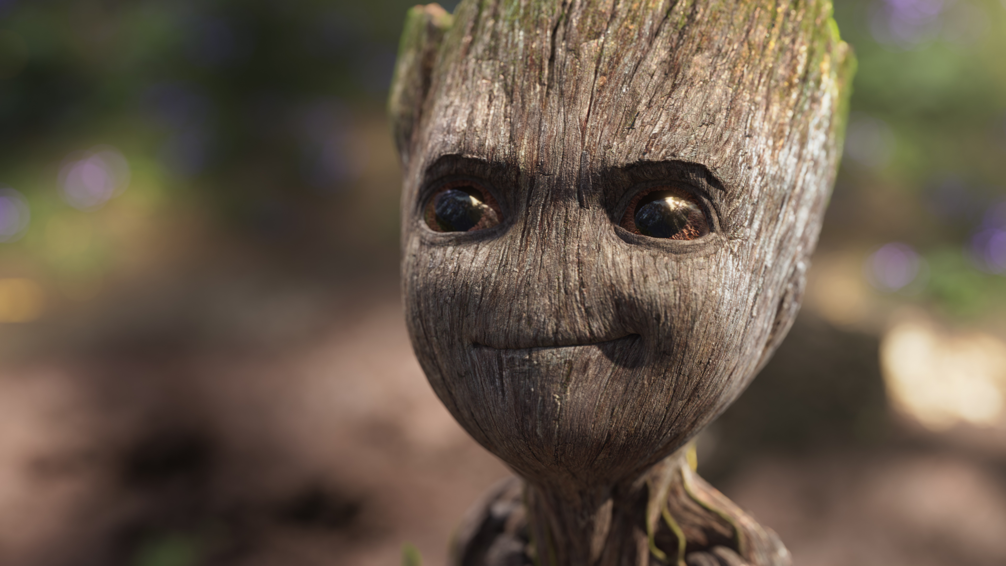 I Am Groot, Animation, Guardians of the Galaxy 3, 3840x2160 4K Desktop