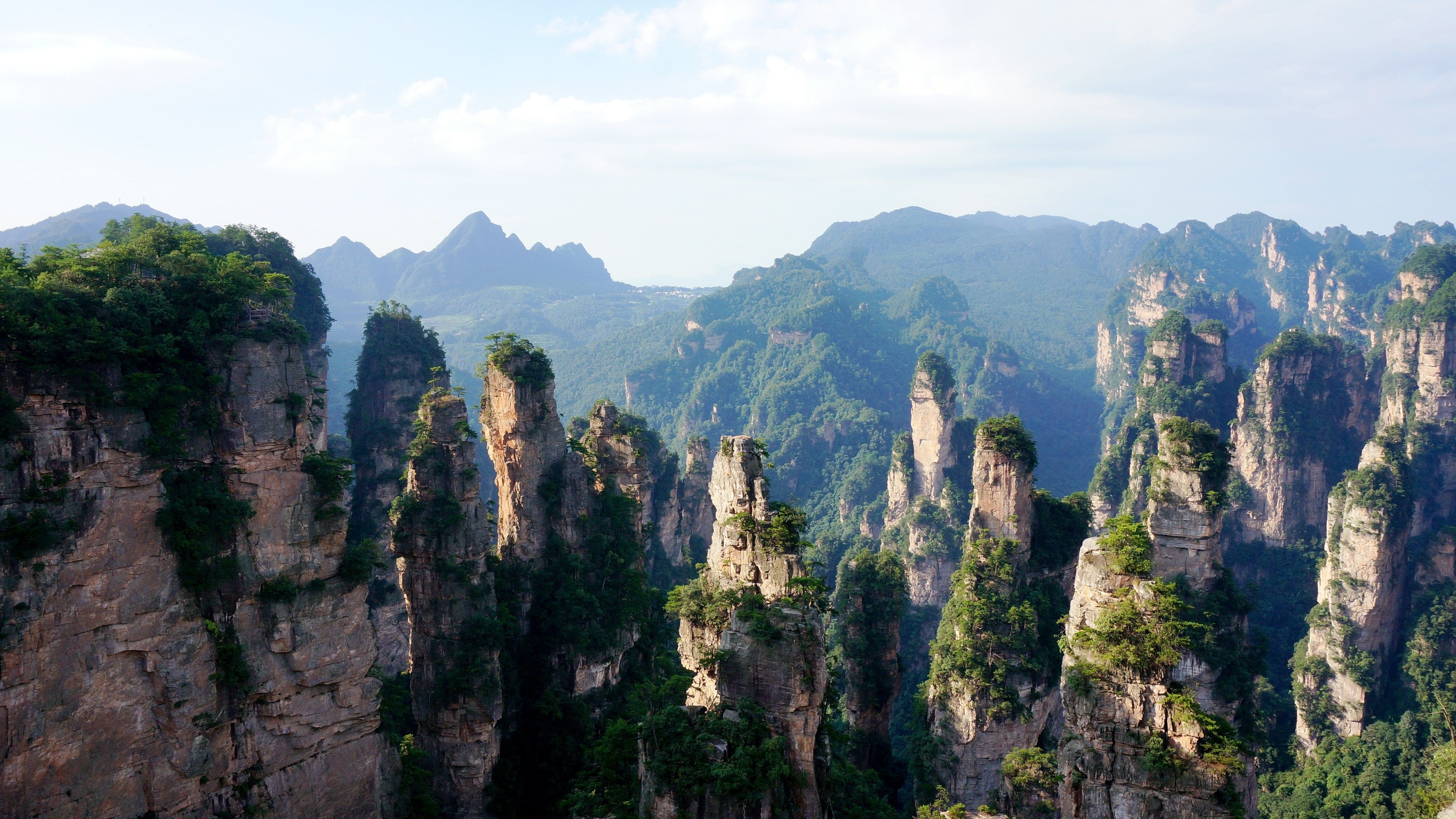 Zhangjiajie National Forest Park, Majestic landscapes, Inspiring nature, Stunning views, 3840x2160 4K Desktop