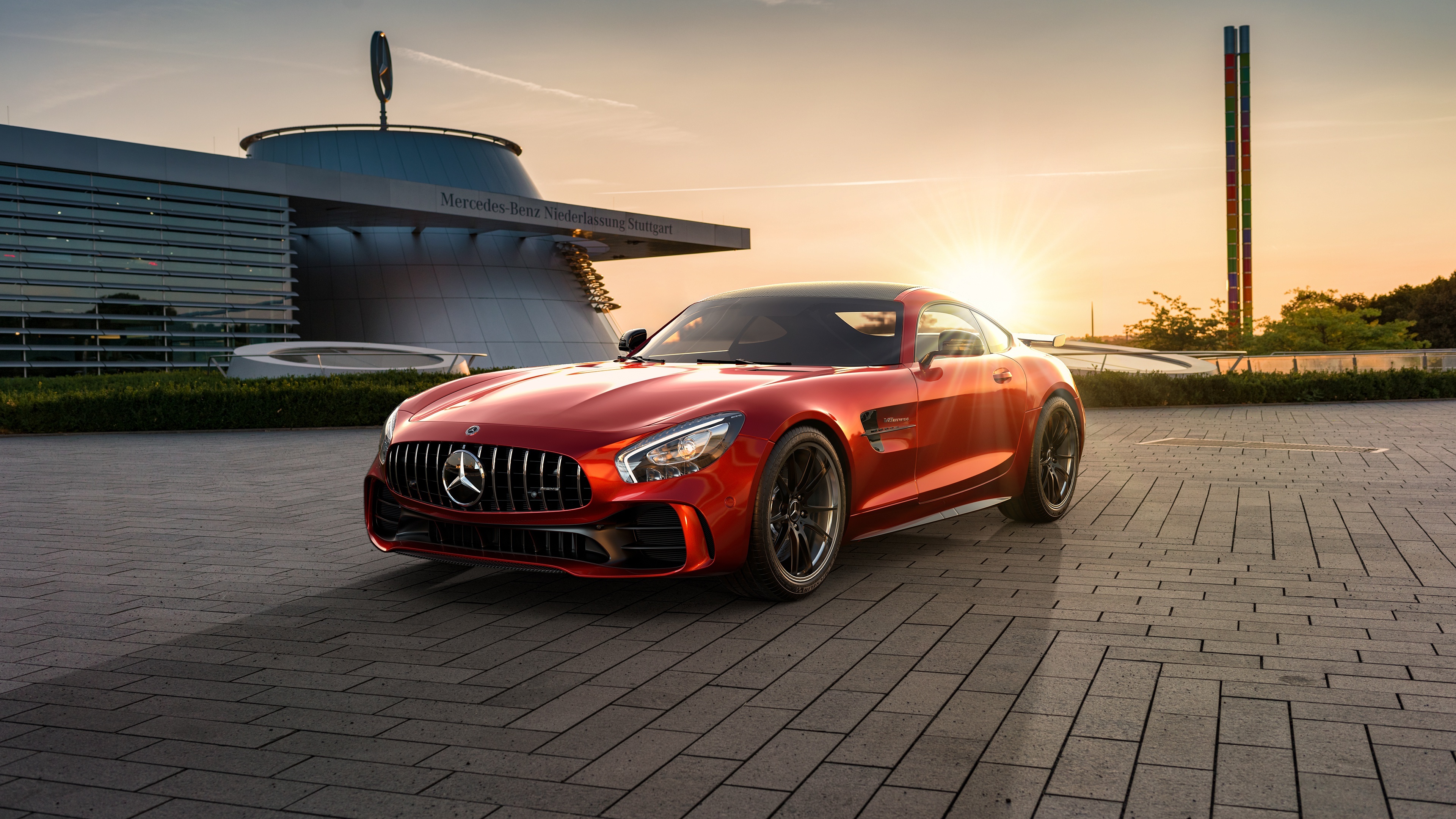 Mercedes-Benz AMG GT, Thunderous power, Striking appearance, Unmatched speed, 3840x2160 4K Desktop