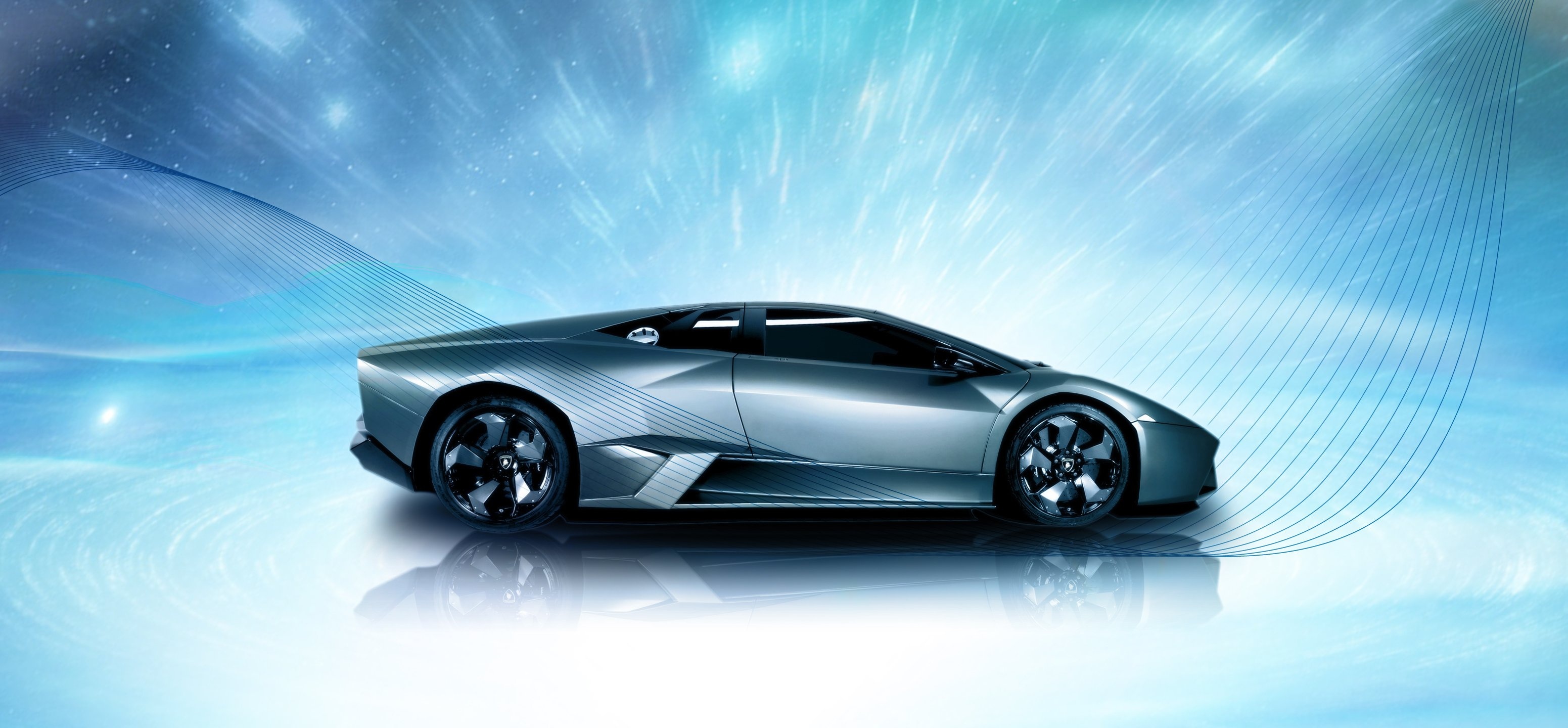 Lamborghini masterpiece, Stunning wallpaper, Striking visuals, Timeless beauty, 3110x1440 Dual Screen Desktop