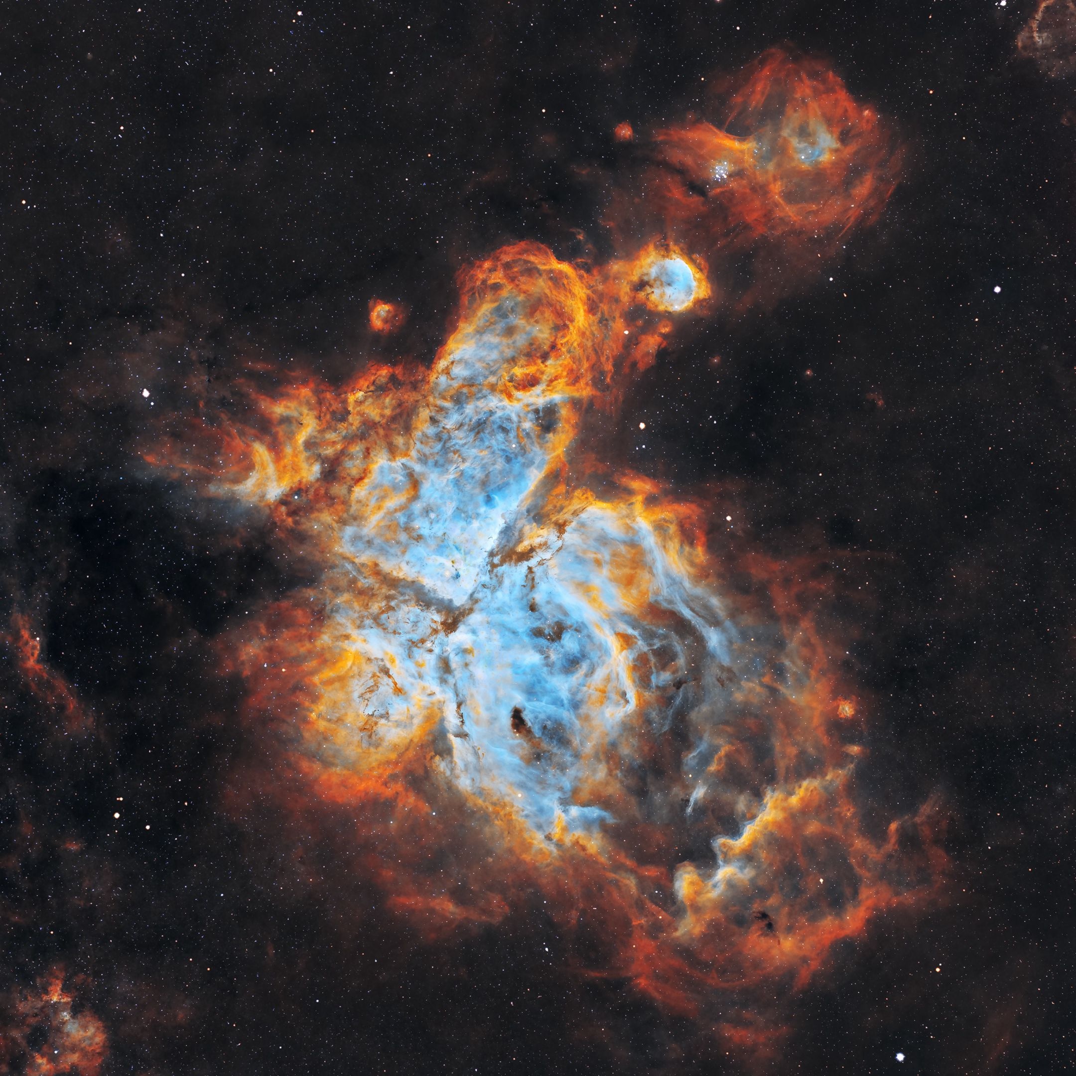 Cosmic Cliffs, Carina Nebula, Universe nebula galaxy, Keel Nebula, 2160x2160 HD Phone