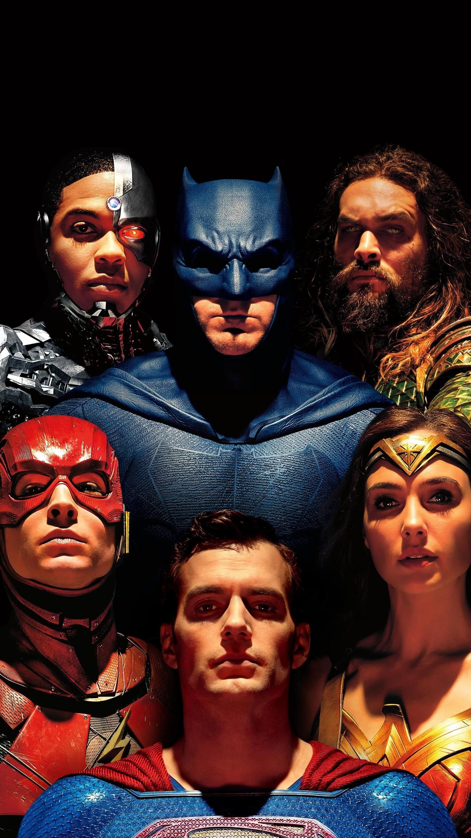 Zack Snyder's Justice League, HD wallpapers, Superhero ensemble, Action-packed, 1540x2740 HD Phone