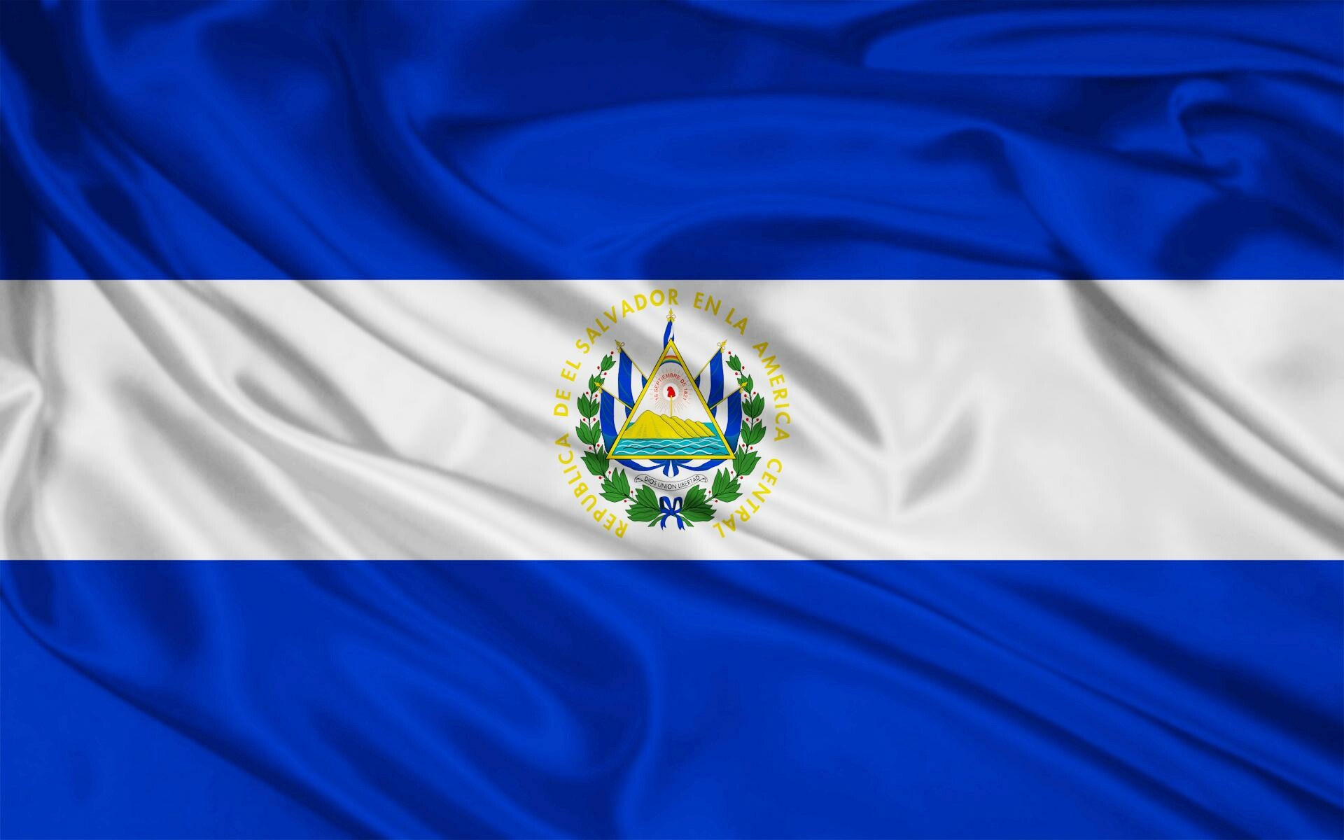Republik El Salvador, San Salvador, Tapferkeit und Stolz, Vulkanausbruch, 1920x1200 HD Desktop