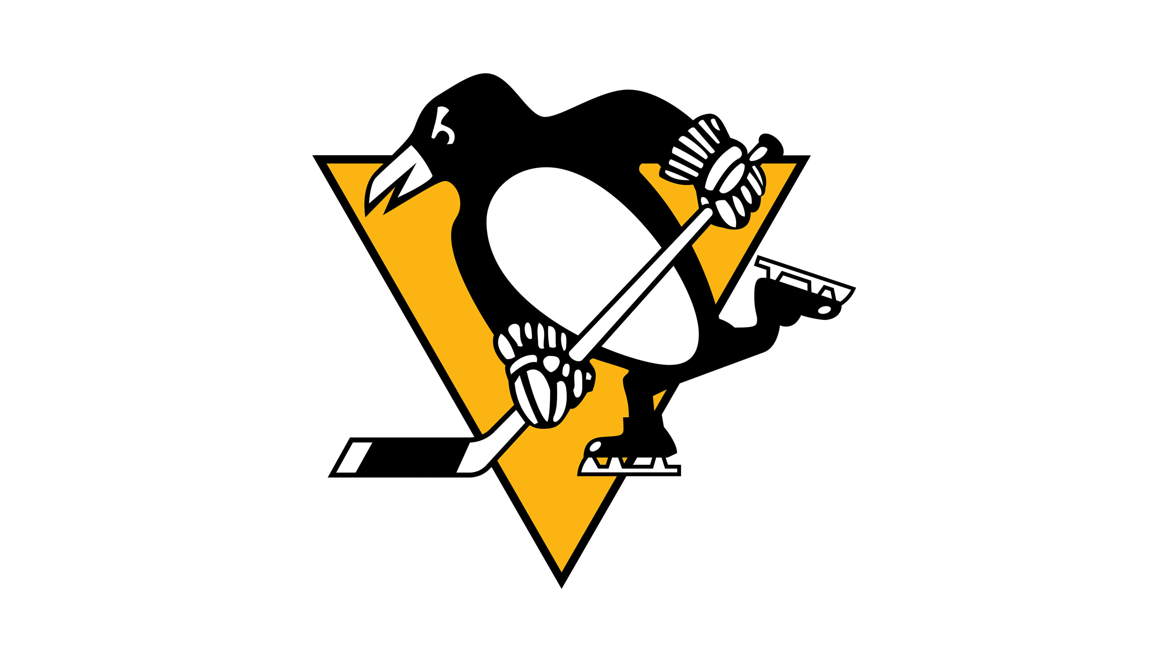 Pittsburgh Penguins, NHL logo, UHD 4K, 3840x2160 4K Desktop