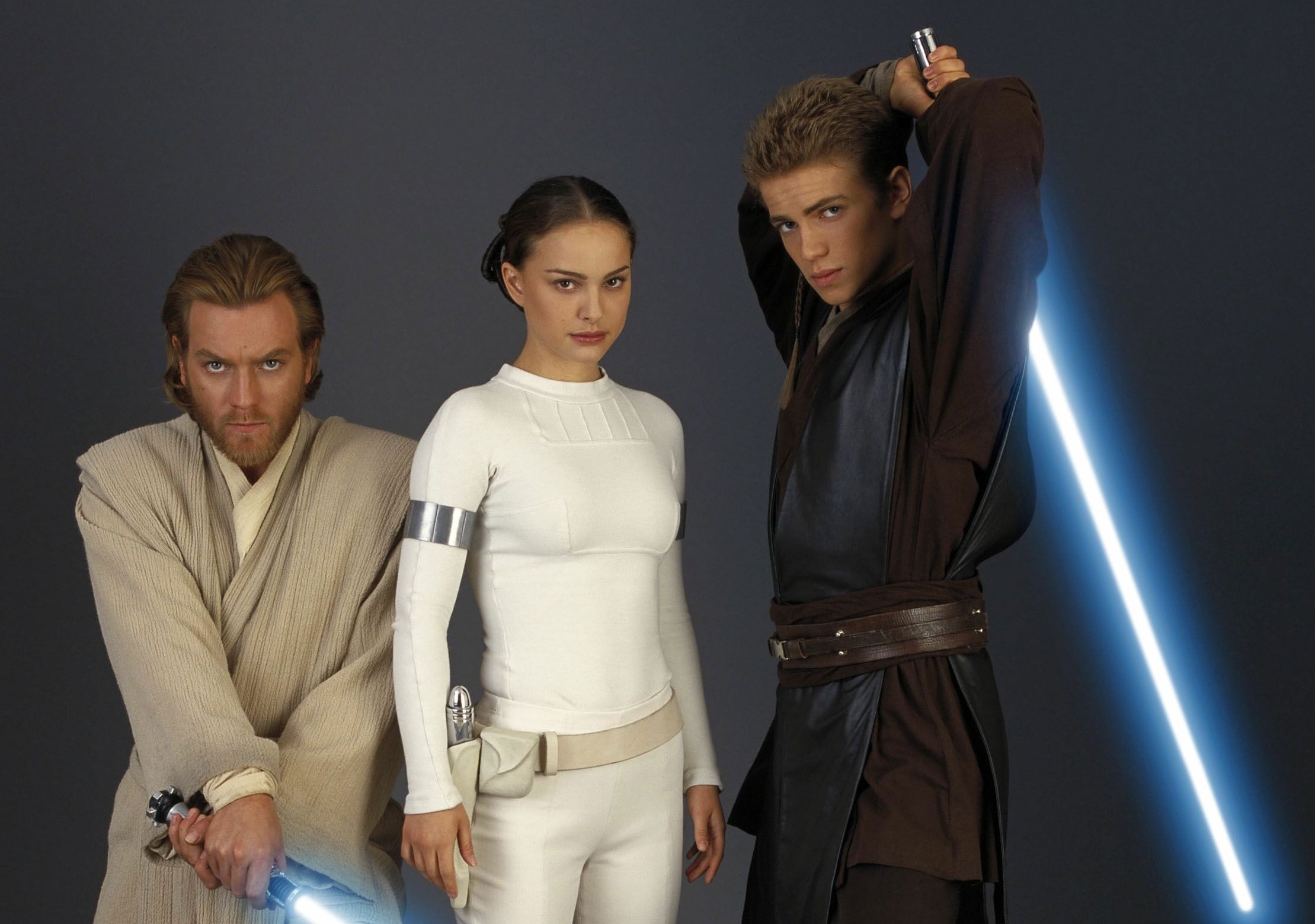 Anakin Skywalker, Ewan McGregor, Hayden Christensen, Natalie Portman, 2220x1560 HD Desktop