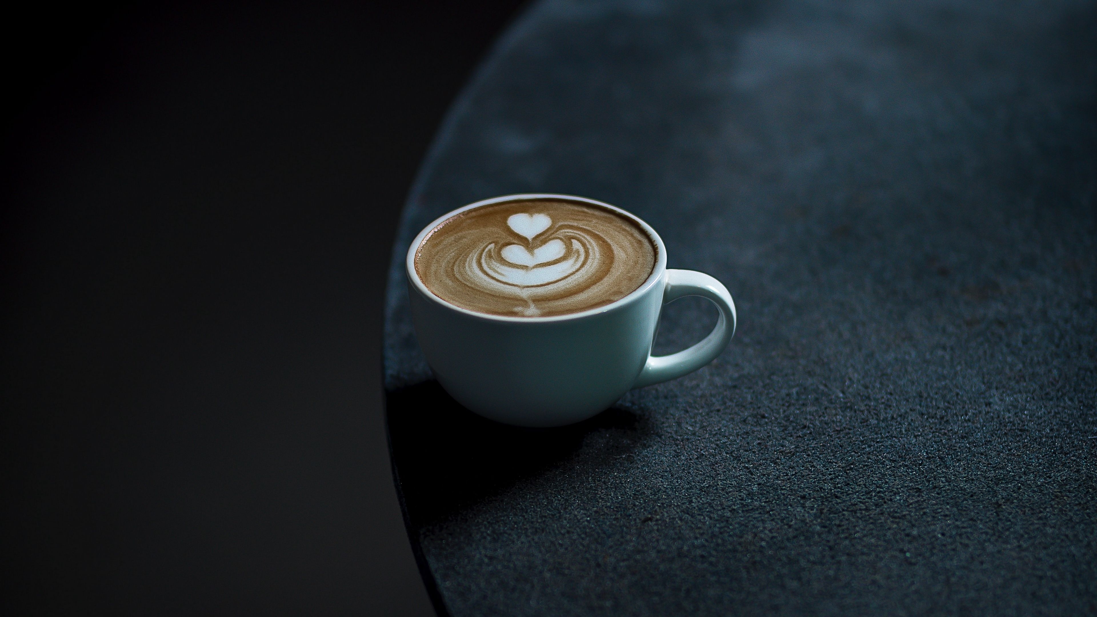 Coffee: A cappuccino, An espresso-based drink, Mug. 3840x2160 4K Wallpaper.