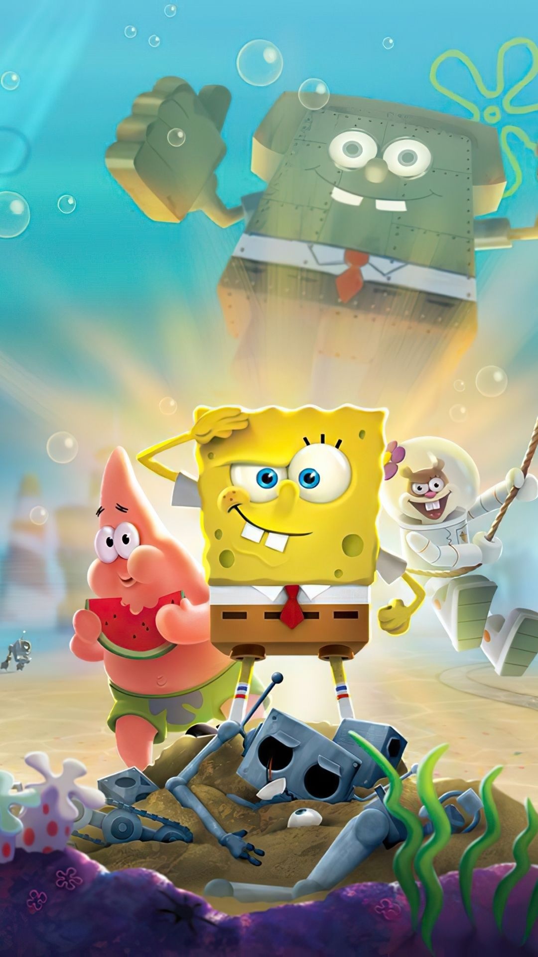 Sandy Cheeks, SpongeBob SquarePants, Ideas 2022, Den of Geek, 1080x1920 Full HD Phone