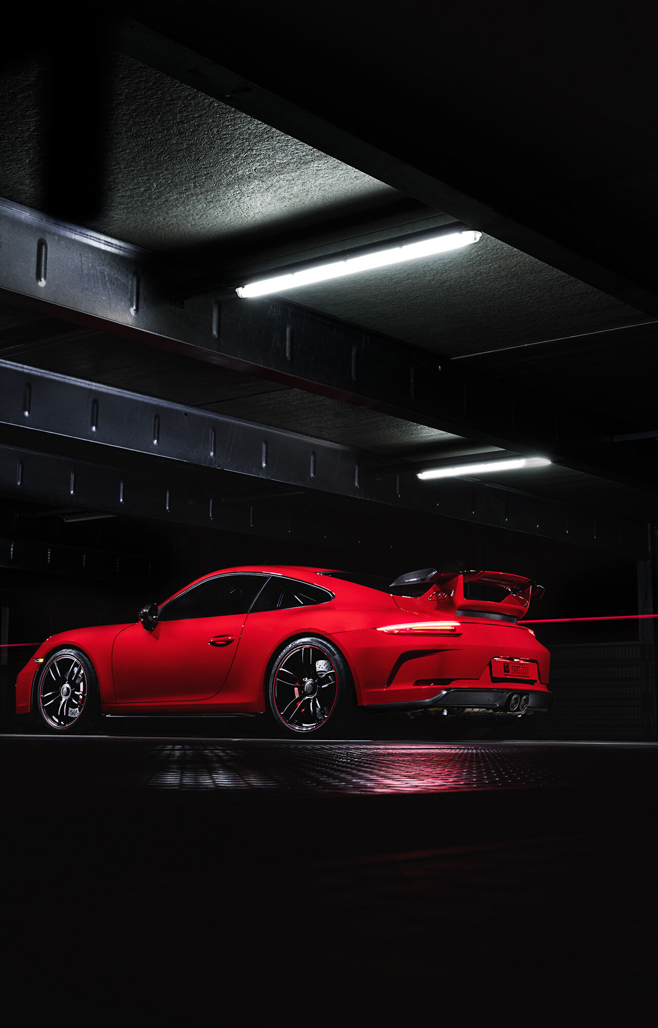 Porsche: GT3, 2018, Supercars, Automotive design. 1280x2000 HD Wallpaper.