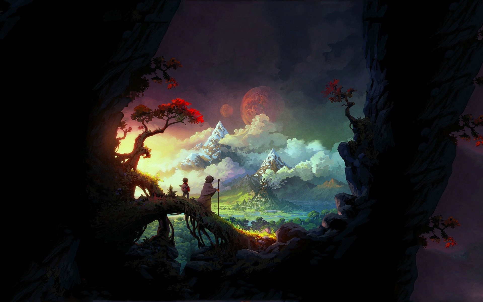 Fantasy art, Colorful nature, HD wallpapers, Artistic images, Fantasy theme, 1920x1200 HD Desktop