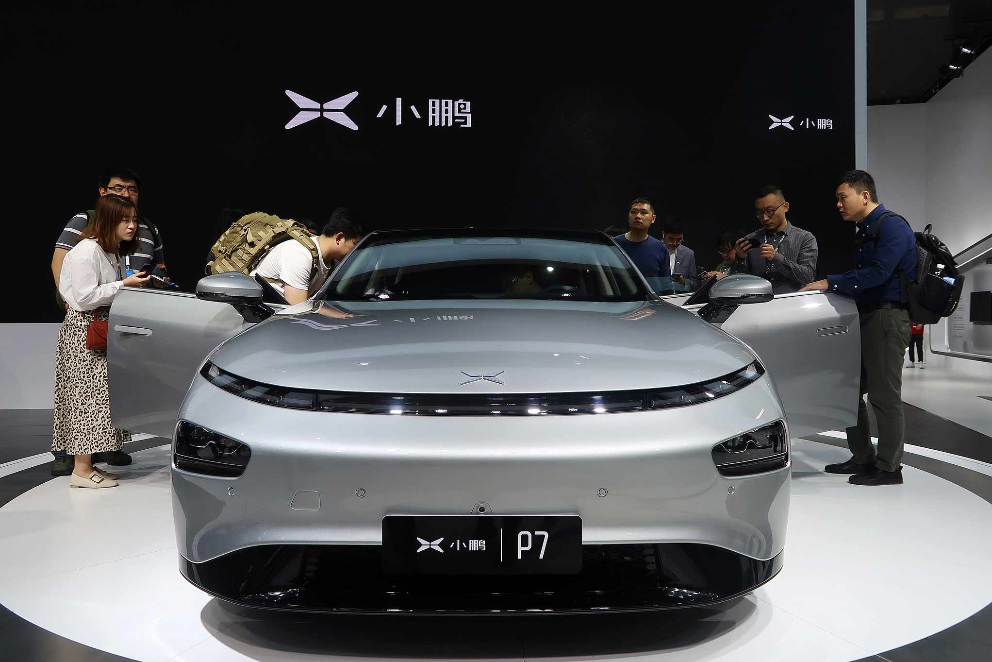 XPeng P7 Sedan, Chinese electric car maker, Credit line, Automotive news, 2050x1370 HD Desktop