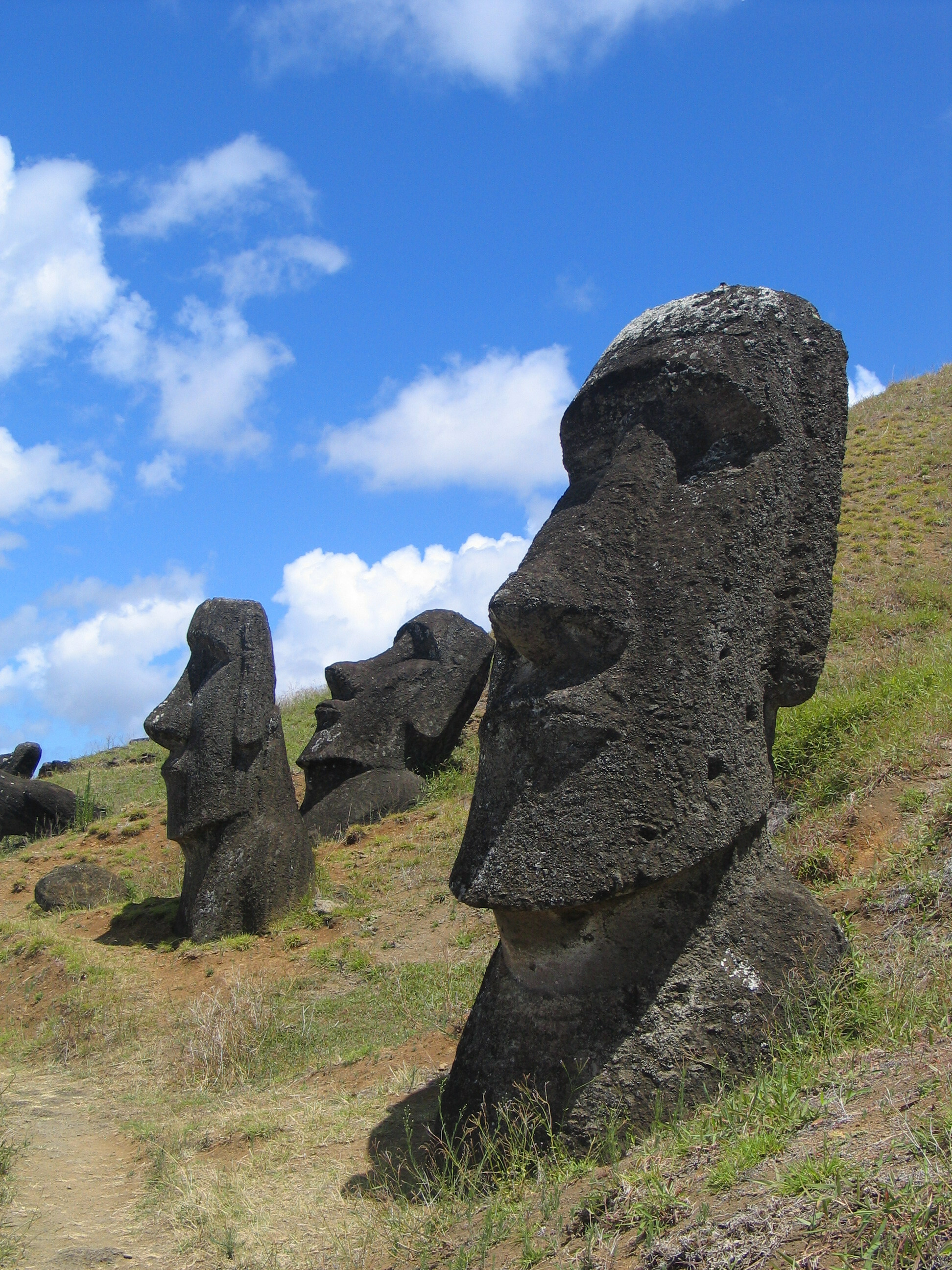 Moai: The heaviest statue erected was a squatter statue at Ahu Tongariki, weighing 86 tonnes. 1950x2600 HD Wallpaper.