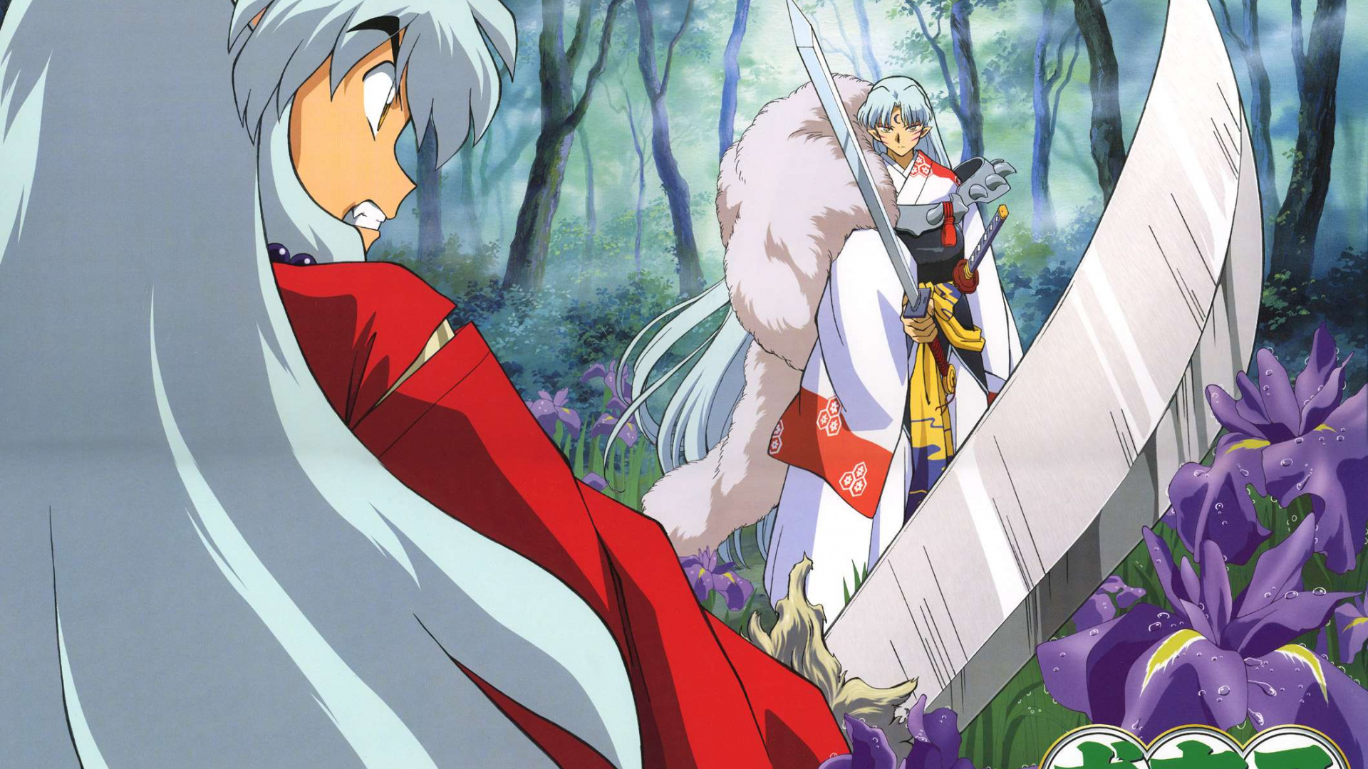 InuYasha and Sesshomaru, Artistic collaboration, Unique wallpapers, Iconic characters, 1920x1080 Full HD Desktop