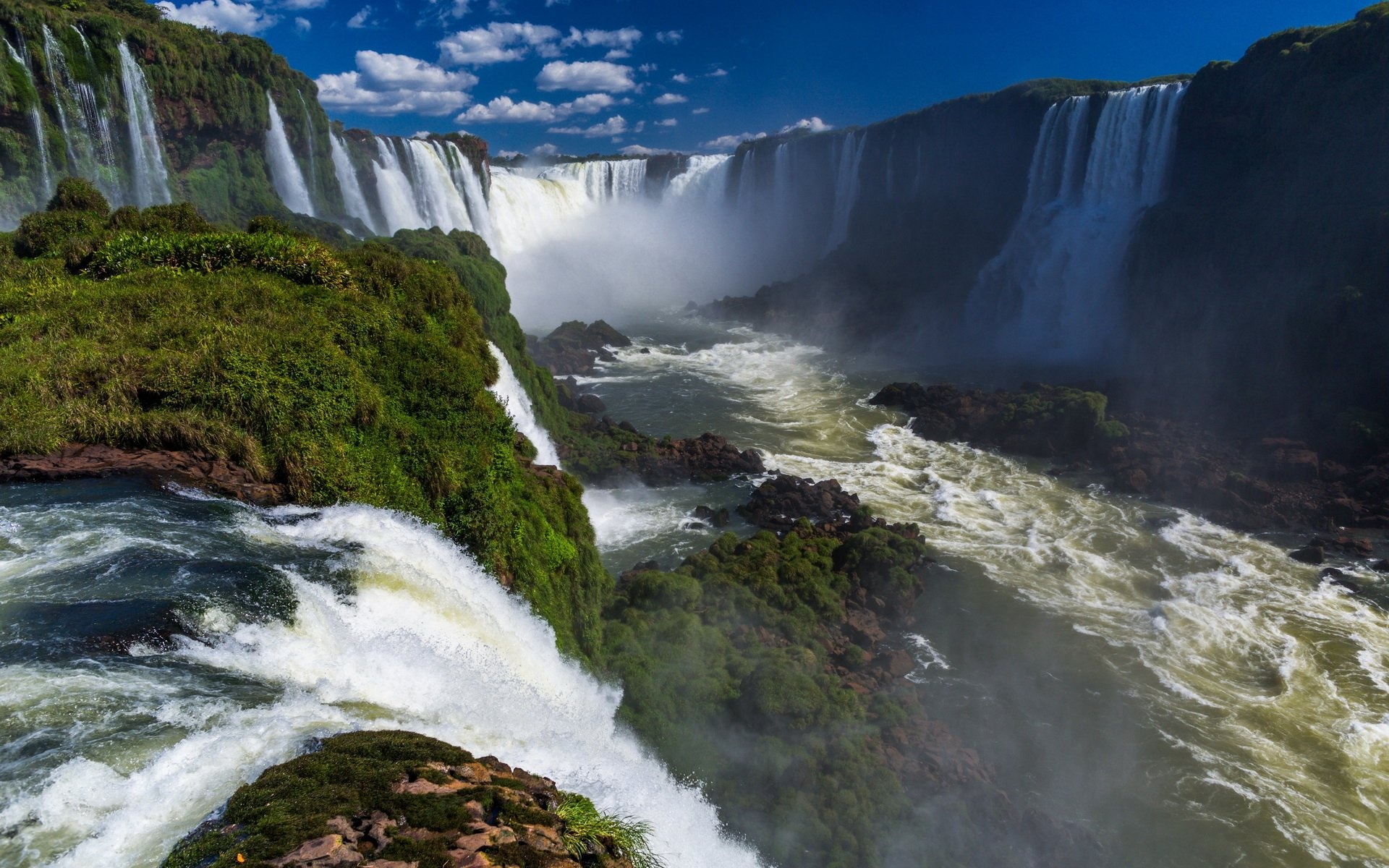 Iguazu National Park, Wallpaper background image, Waterfalls, Hd wallpaper, 1920x1200 HD Desktop