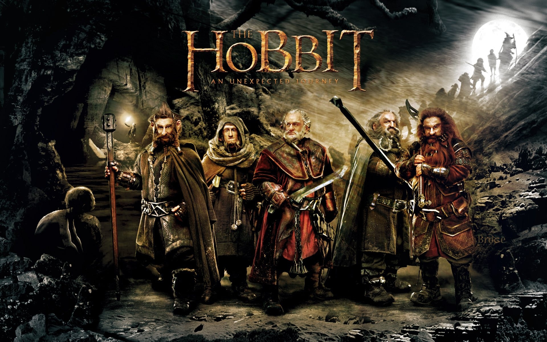 The Hobbit (Movie): Dwarves, A race of Middle-earth also known as the Khazad. 1920x1200 HD Wallpaper.
