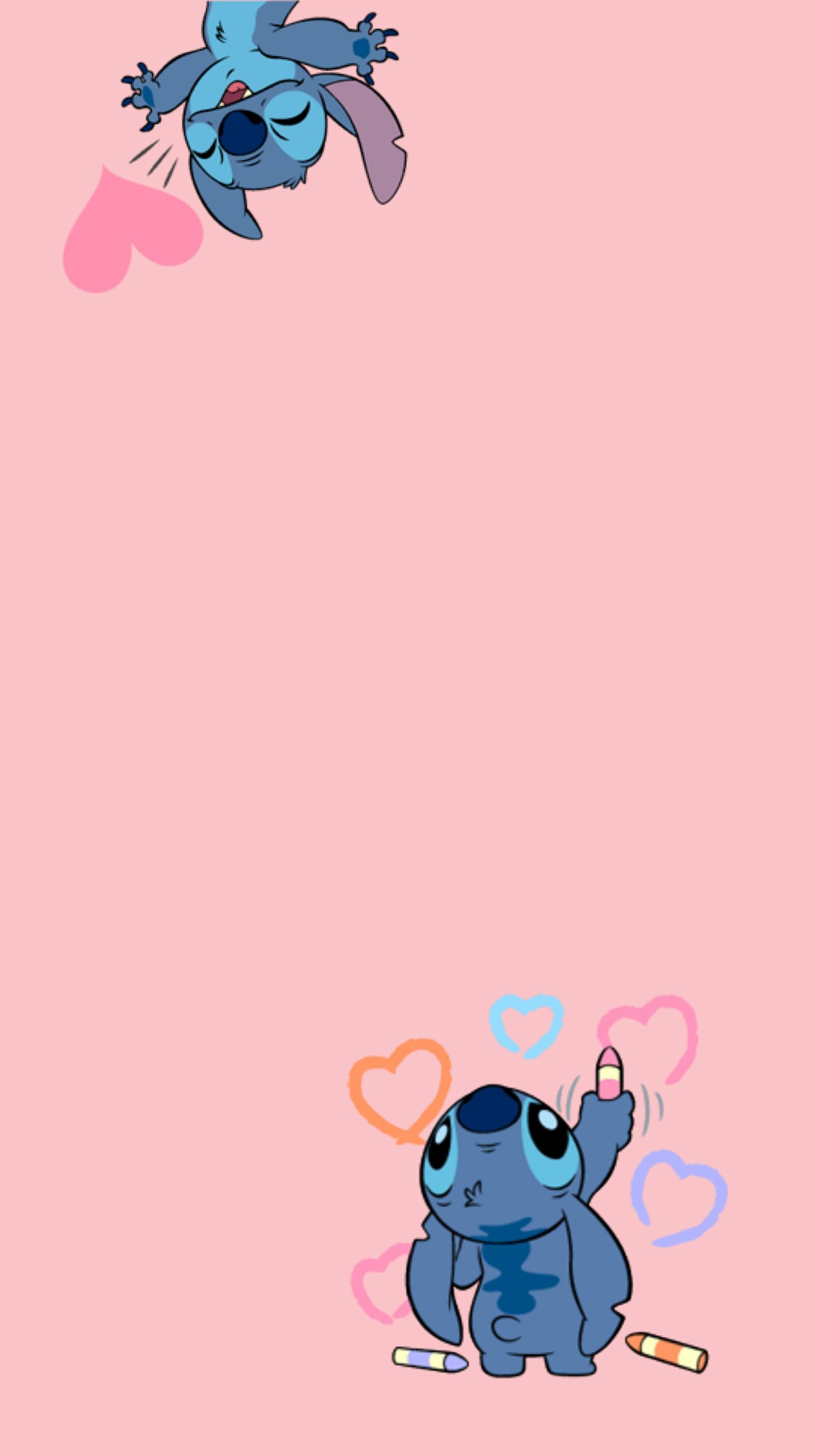 Lilo and Stitch: A Disney media franchise that commenced in 2002 with the release of the animated film of the same name. 2100x3730 HD Wallpaper.