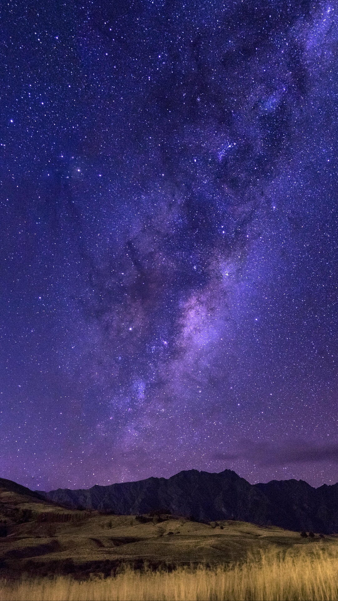 Milky Way: Starry sky, The Sun and all the surrounding planets are part of the galaxy. 1080x1920 Full HD Wallpaper.