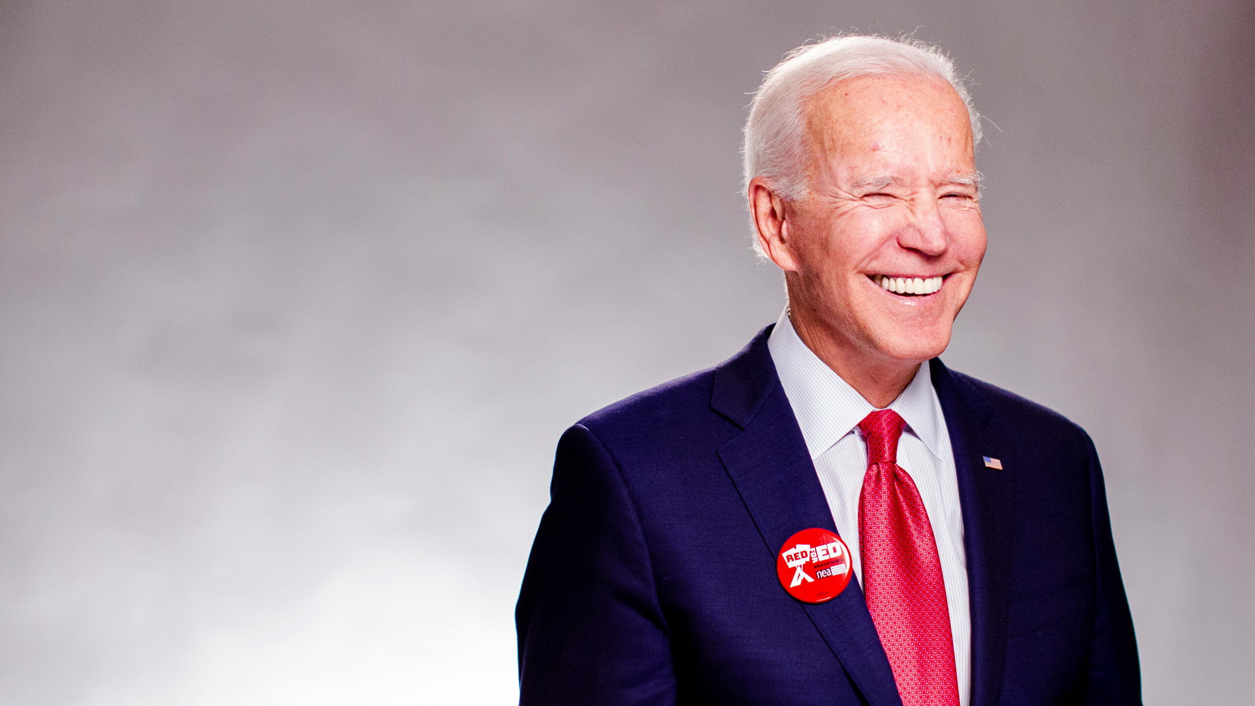 Joe Biden: The first president from Delaware. 2560x1440 HD Background.
