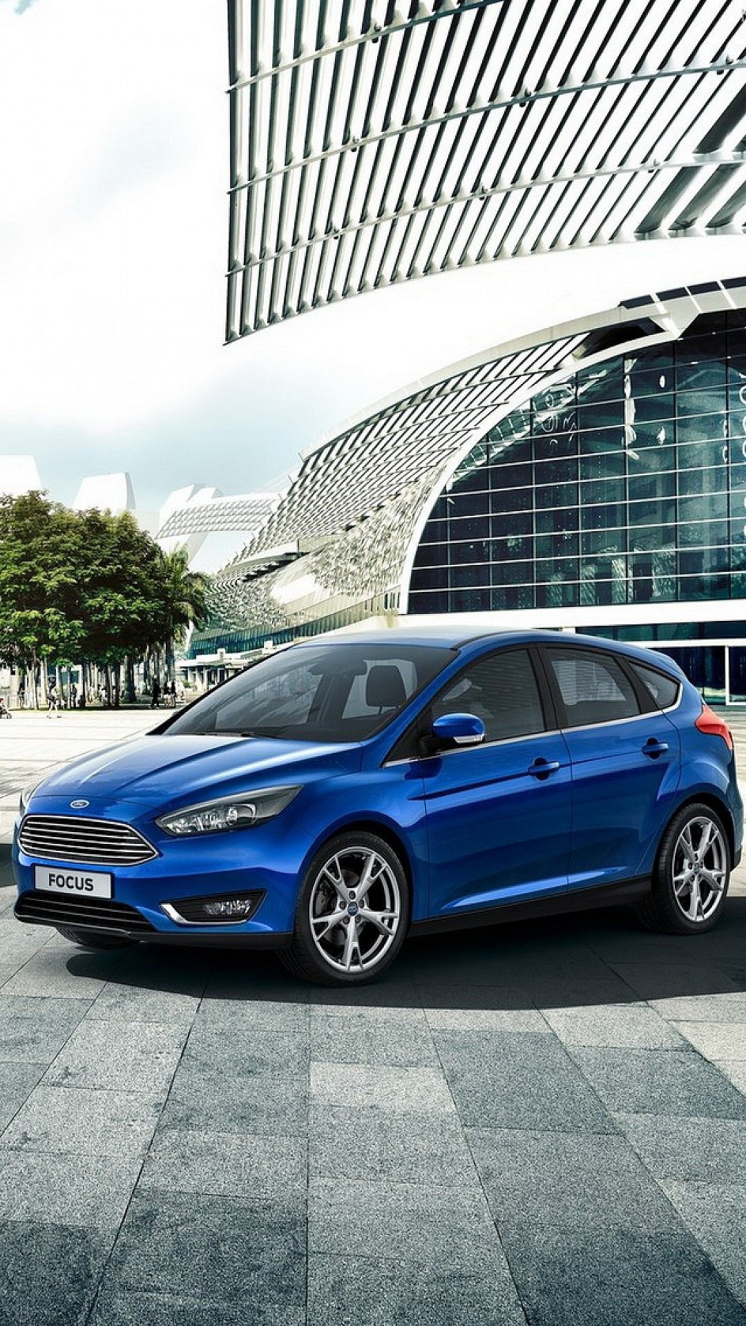 Ford Focus: Only the ST-Line and Titanium trims were introduced in China. 1080x1920 Full HD Wallpaper.