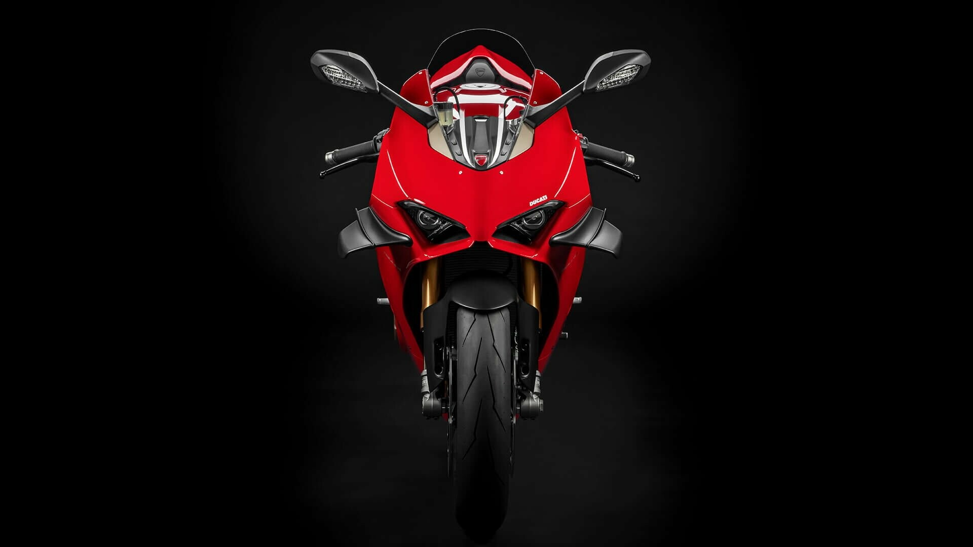 Bike: 1199 Panigale, A 1,198 cc (73.1 cu in) Ducati sport motorcycle. 1920x1080 Full HD Background.