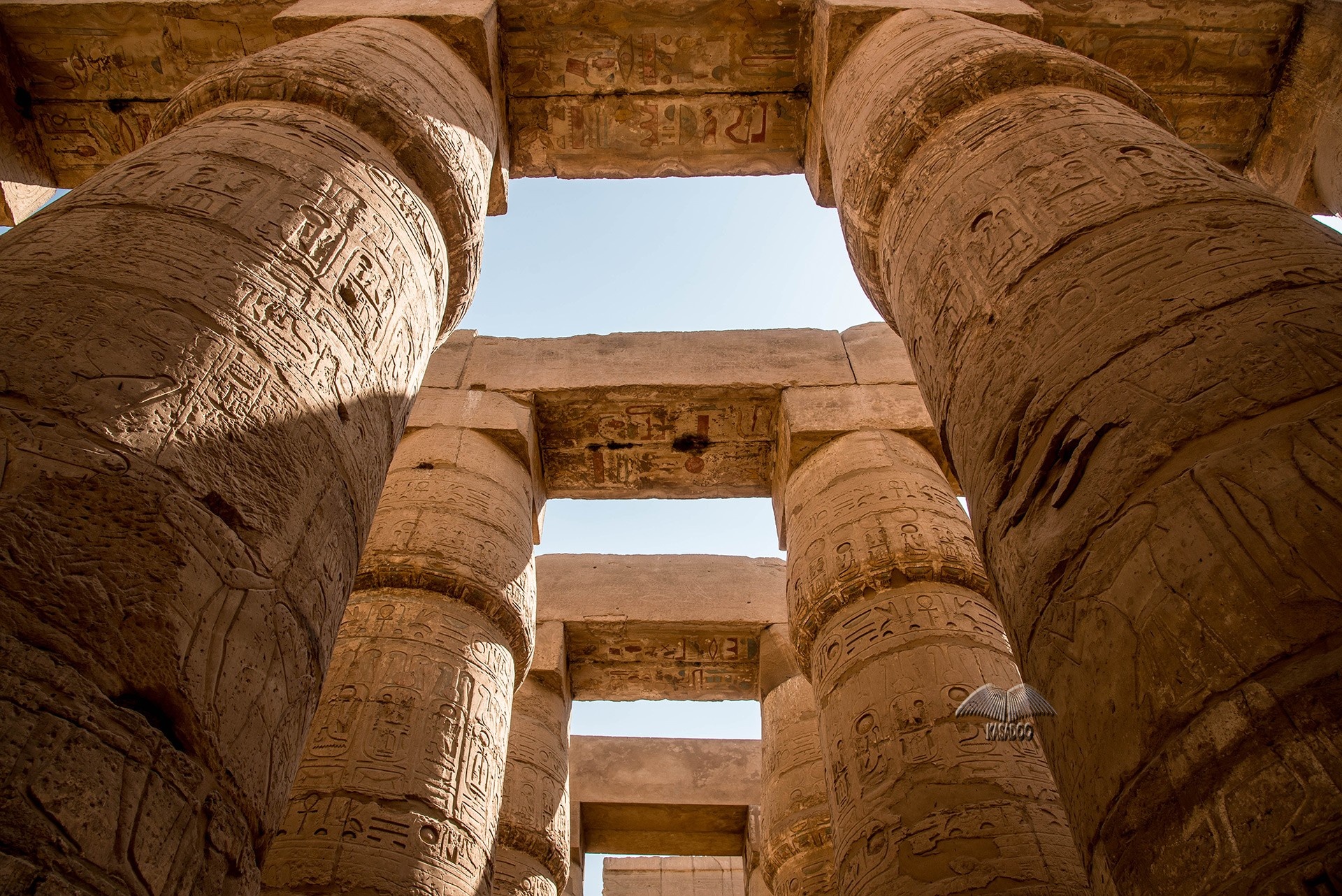 Karnak Temple, Great Columns, Kasadoo, 1920x1290 HD Desktop
