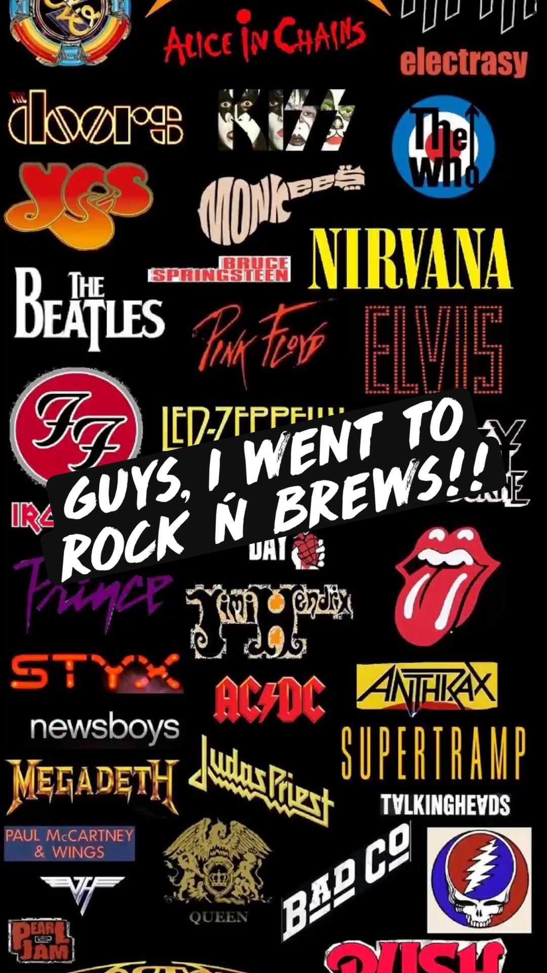 Rock and brews, Music enthusiasts, Iconic bands, Social media inspiration, 1080x1920 Full HD Phone