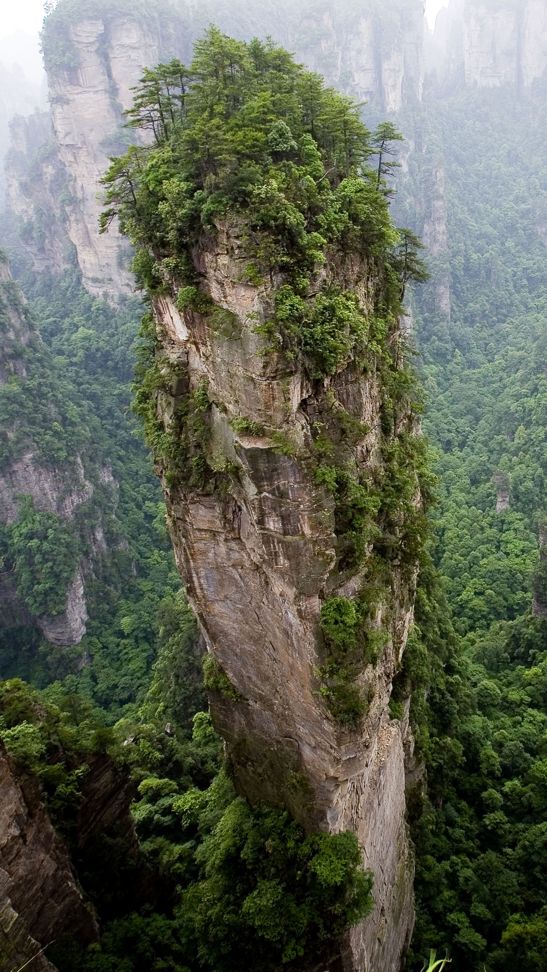 Zhangjiajie tianzi mountain, Zhangjiajie national forest, Park hunan china, Windows 10, 1080x1920 Full HD Phone