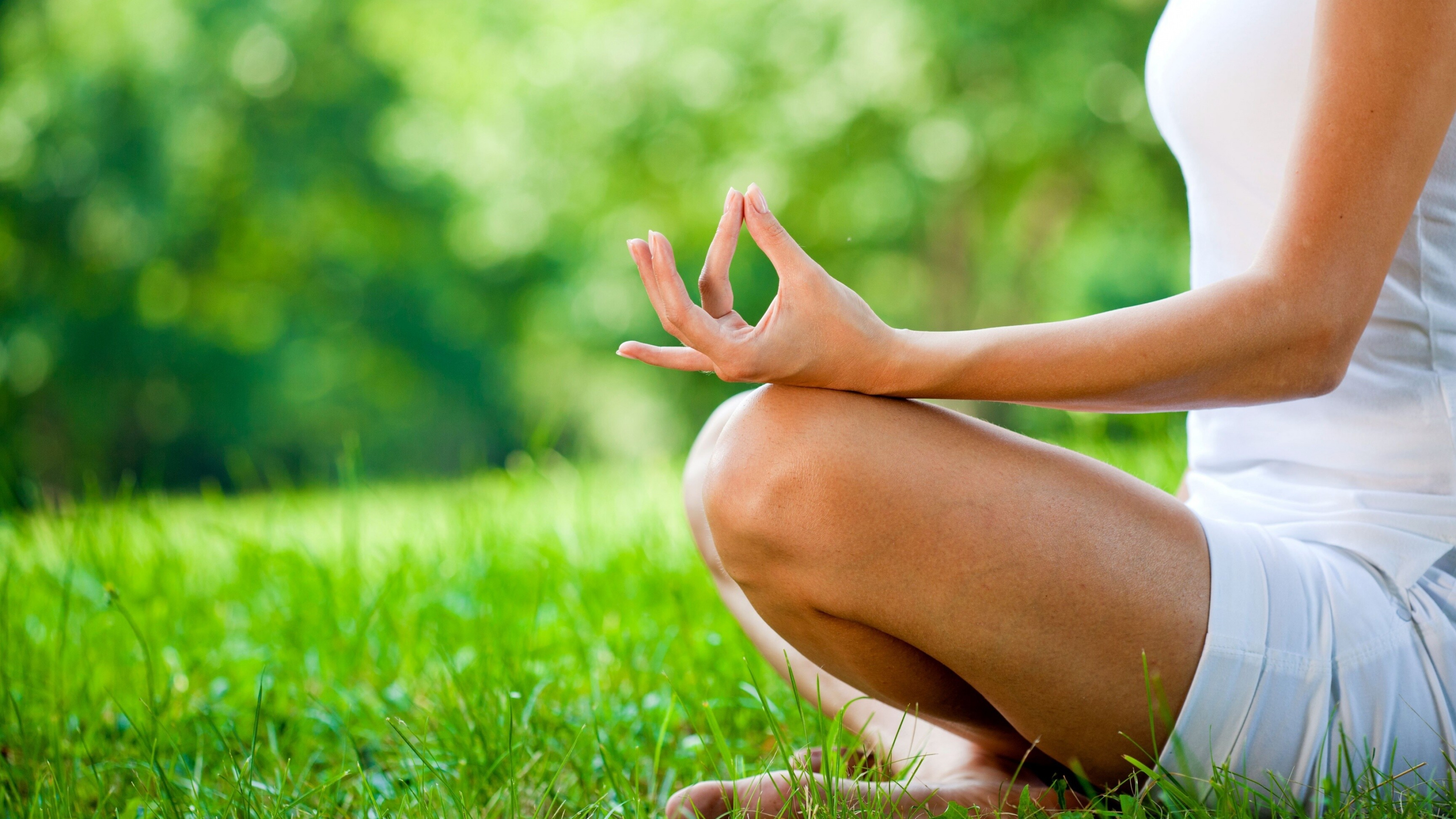 Yoga: A meditative process of self-discovery and liberation, Meditation. 3840x2160 4K Wallpaper.