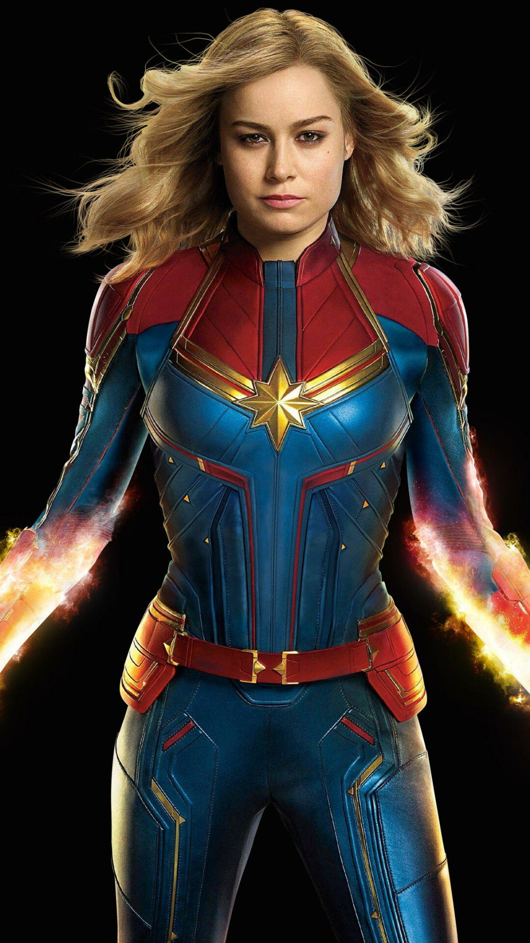 Captain Marvel: The film premiered in London on February 27, 2019, Carol Danvers. 1080x1920 Full HD Wallpaper.