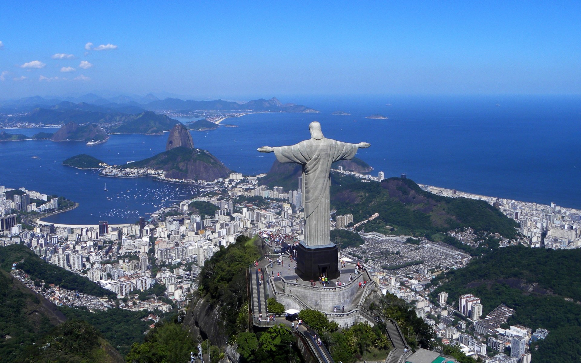 Corcovado Mountain, HD wallpapers, Background images, Scenic views, 1920x1200 HD Desktop