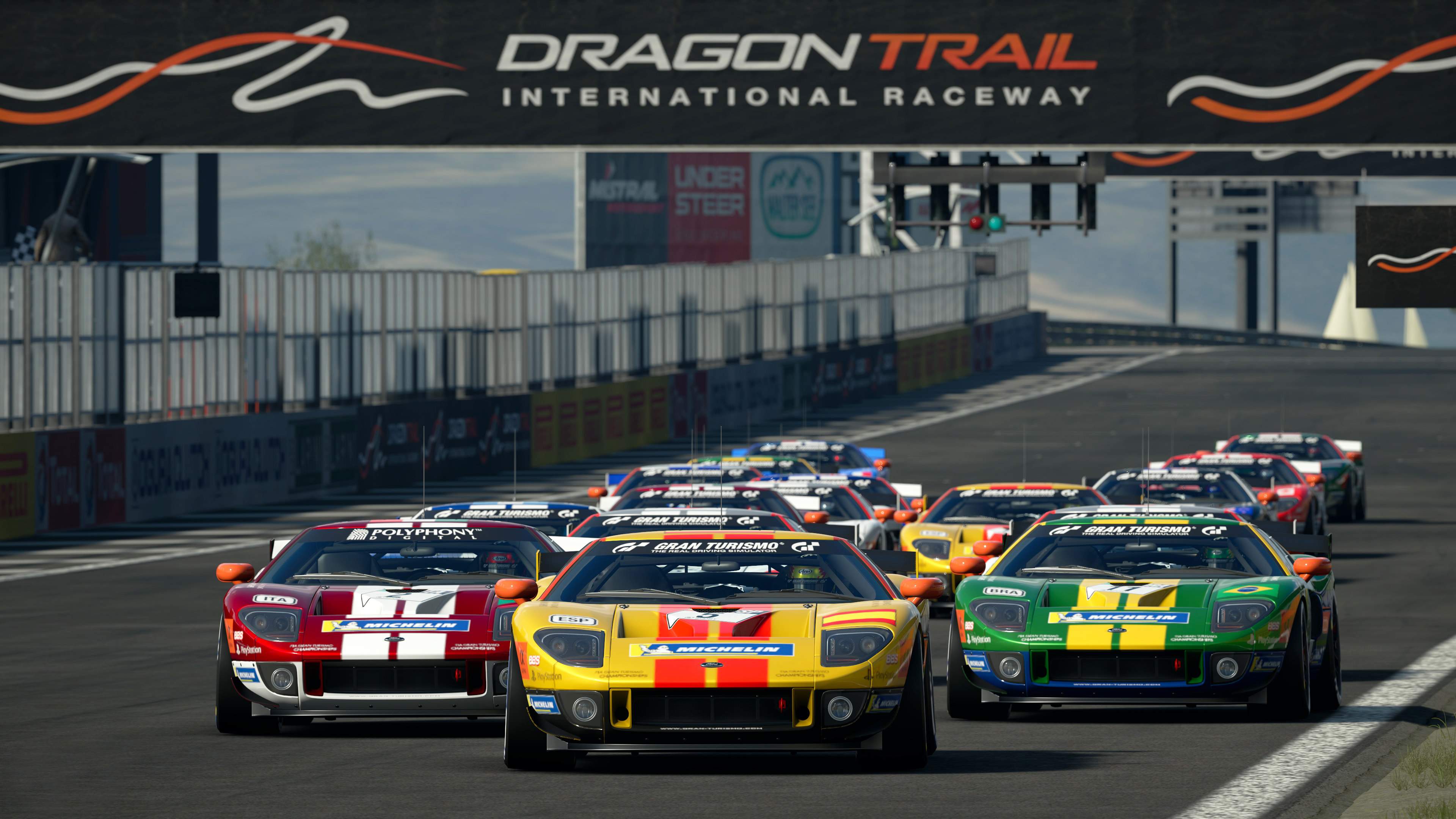 Endurance Racing: Gran Turismo 7, Multiplayer Video Game, Vehicle Simulation, Sony Interactive Entertainment, 2022, Dragon Trail. 3840x2160 4K Background.