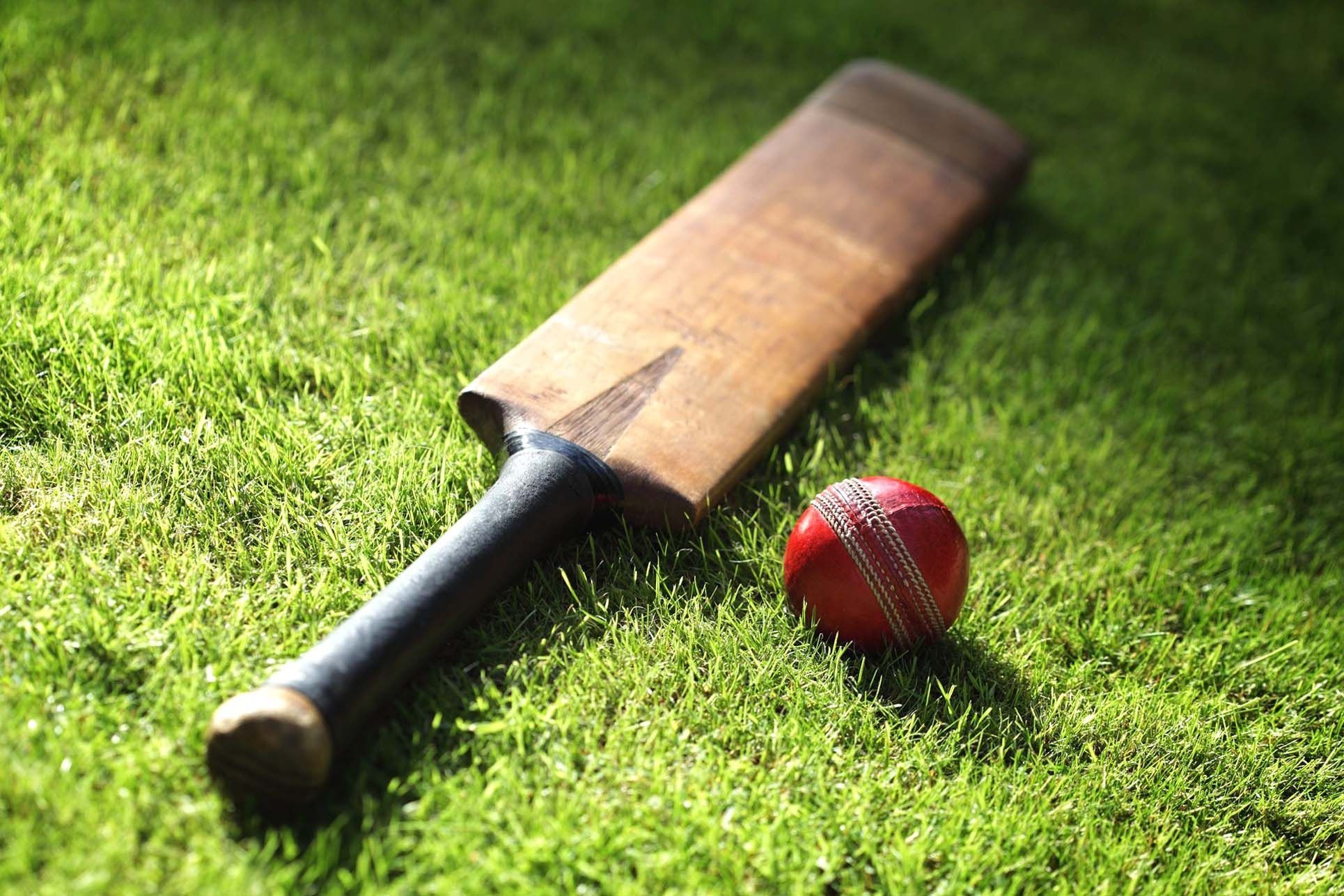 Cricket: A bat and a ball, Batters' equipment, Outdoor recreation and sport. 1930x1290 HD Wallpaper.