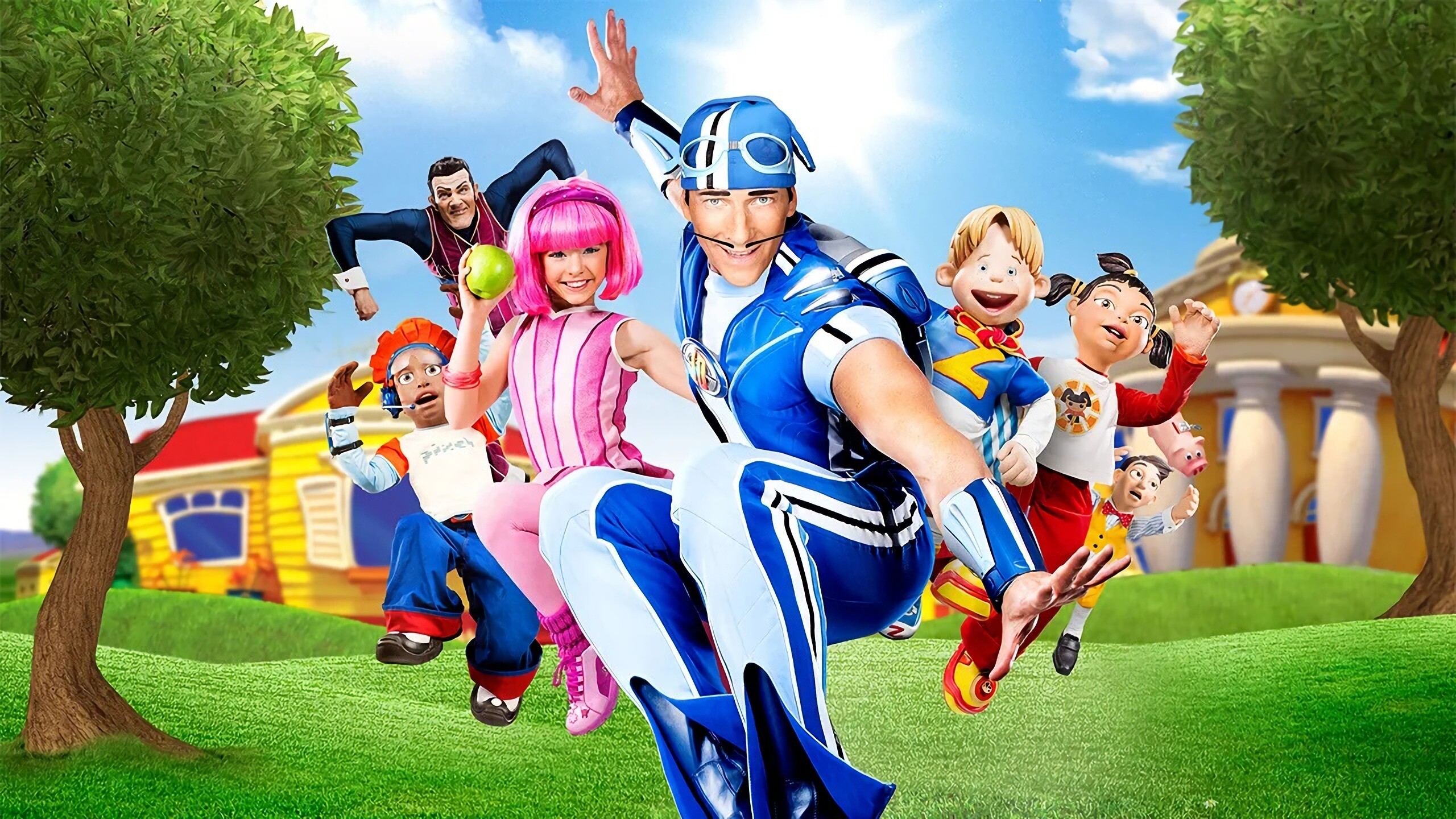 LazyTown, TV series, Colorful characters, Catchy songs, 2560x1440 HD Desktop