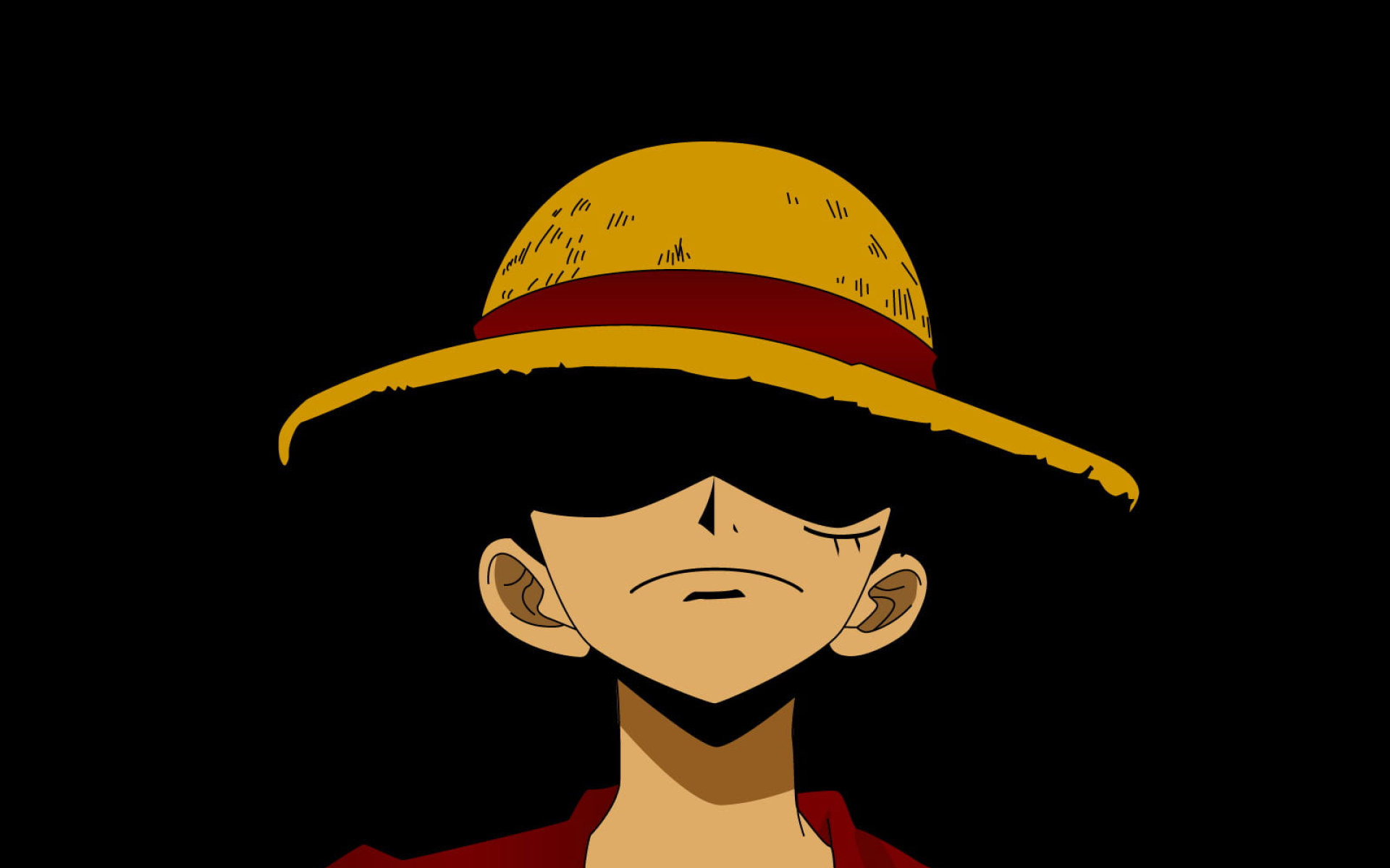 Monkey D. Luffy, One Piece anime, Studio shot, Indoors, 1920x1200 HD Desktop