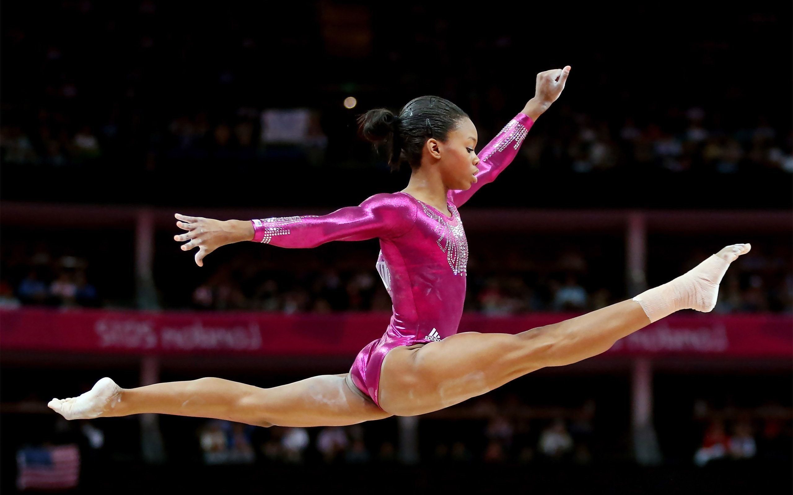 Acrobatic Gymnastics: Gabby Douglas, The first African American to become the Olympic individual all-around champion, London 2012. 2560x1600 HD Wallpaper.