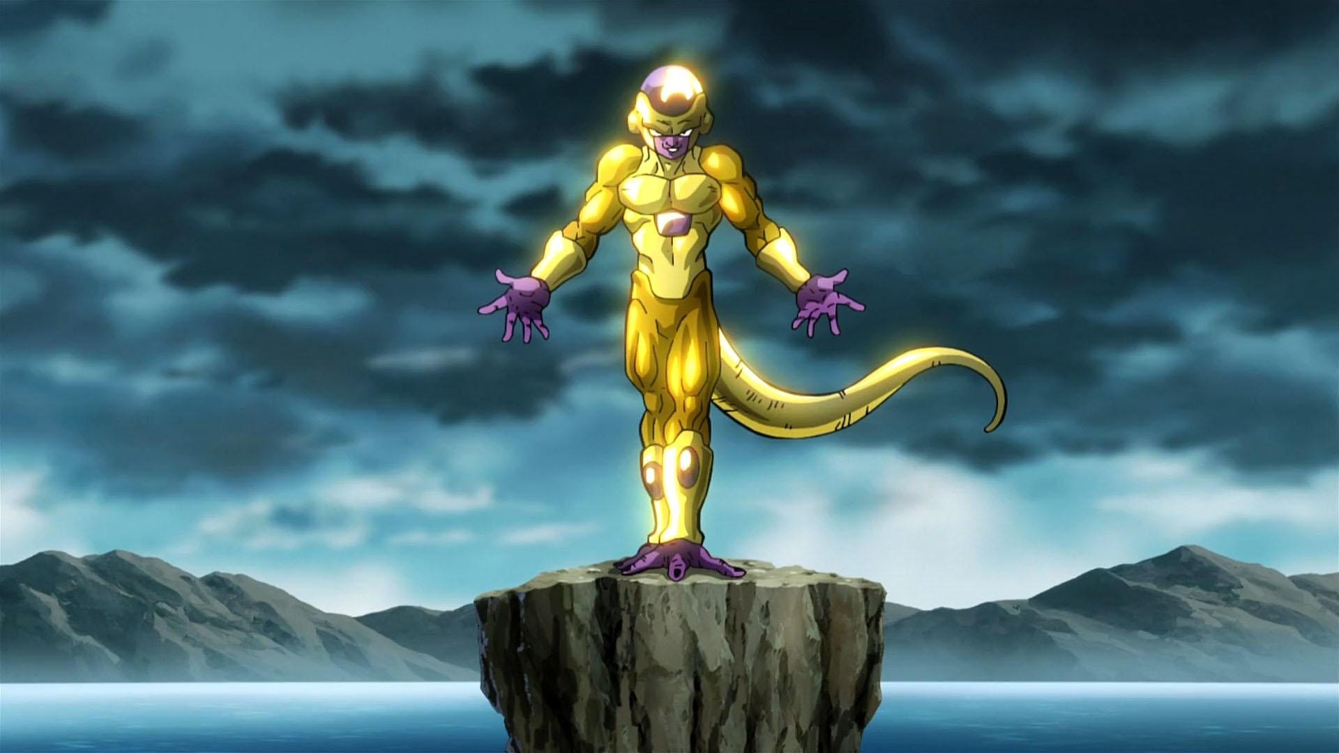 Golden Frieza: Dragon Ball Z Resurrection of F, 19th Dragon Ball movie, Japan, 2015, King Cold, Chilled. 1920x1080 Full HD Wallpaper.