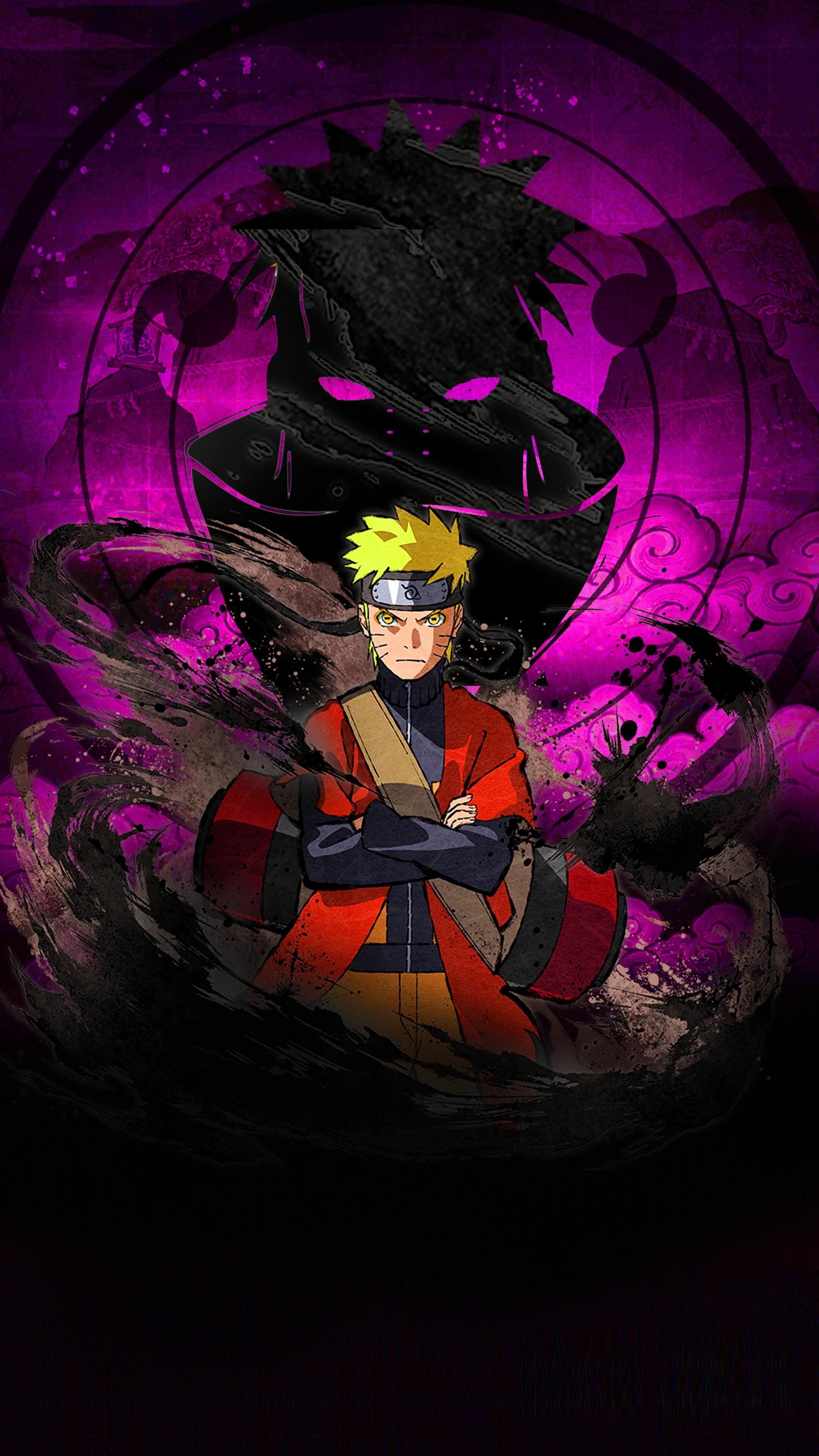 Naruto: Japanese manga series written and illustrated by Masashi Kishimoto. 2160x3840 4K Background.