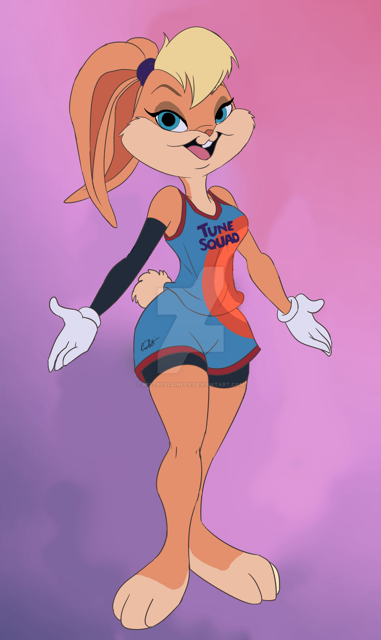 Lola Bunny, Ready to jam, Space Jam meme, Animation, 1280x2150 HD Handy