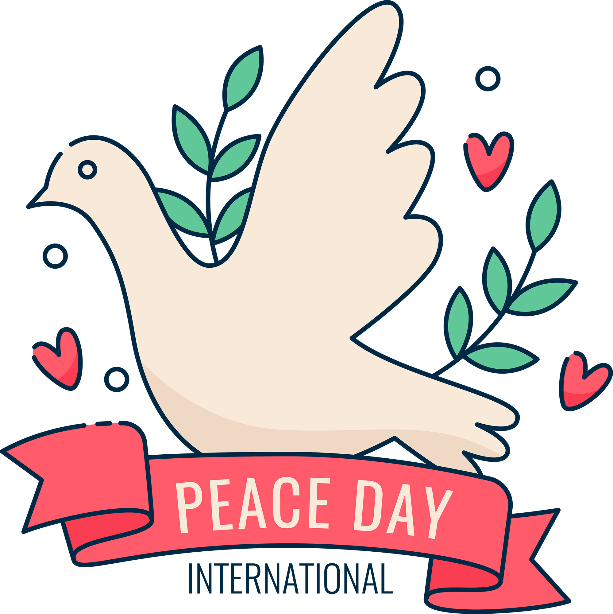 Peace Day: International Peace Day, Art, Greeting card. 2000x2000 HD Wallpaper.