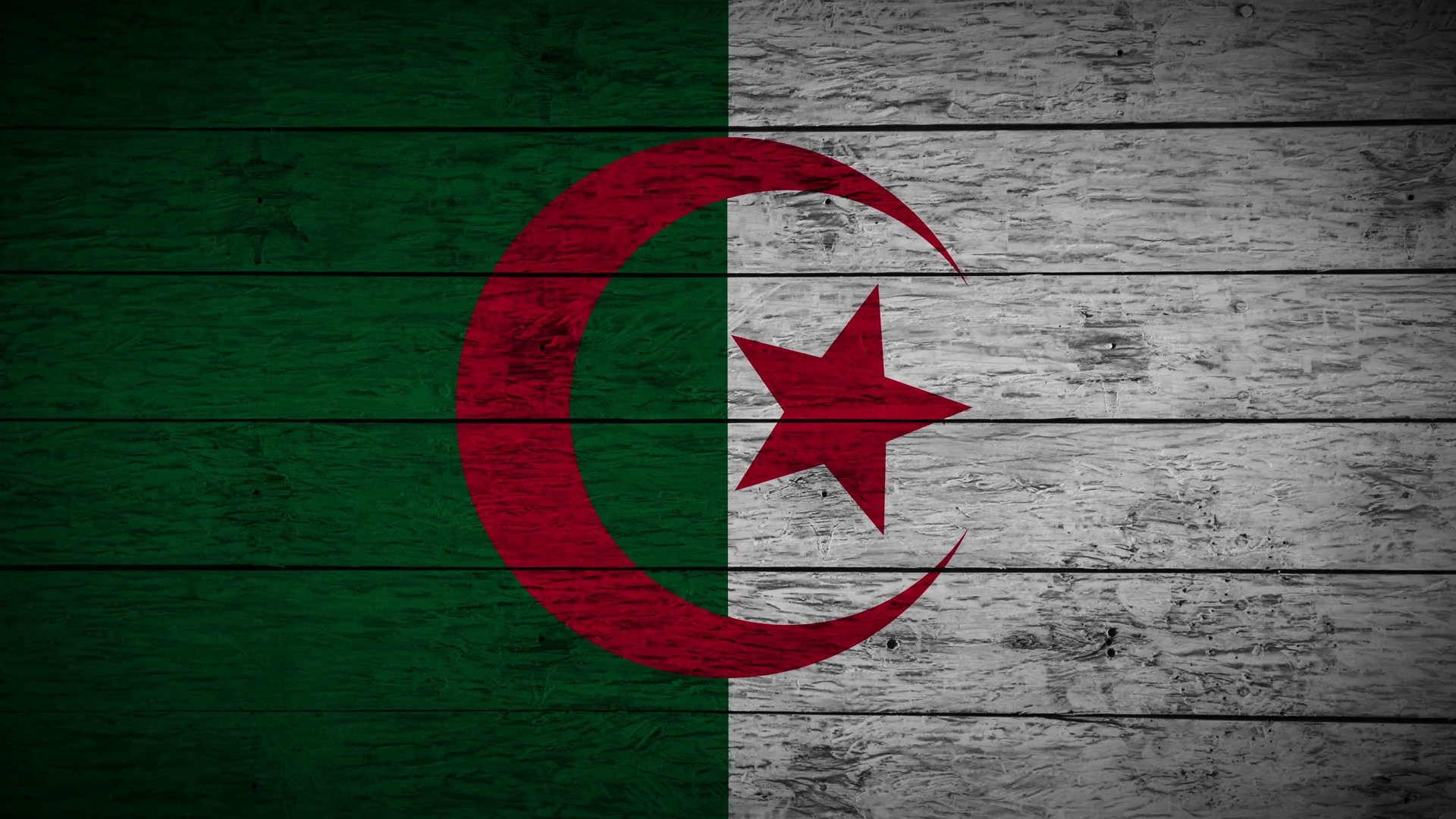 Algeria flag, Widescreen wallpapers, 1920x1080 Full HD Desktop