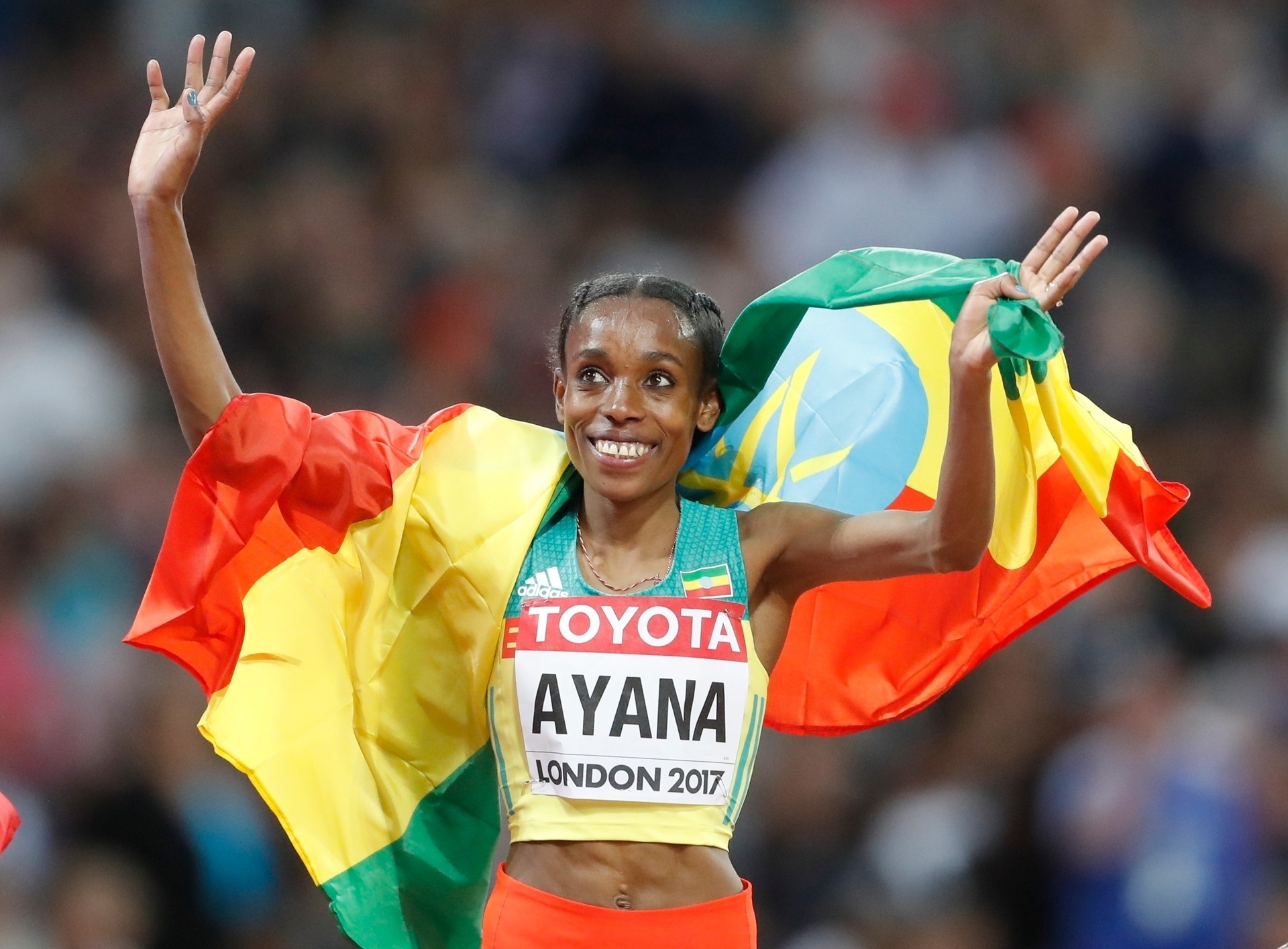 Almaz Ayana, Ethiopian star, Stunning victory, Rio Olympics, 1920x1420 HD Desktop