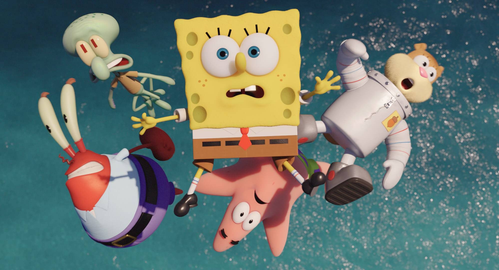 SpongeBob Movie, Sponge Out of Water, Skwigly Animation Magazine, 2000x1080 HD Desktop
