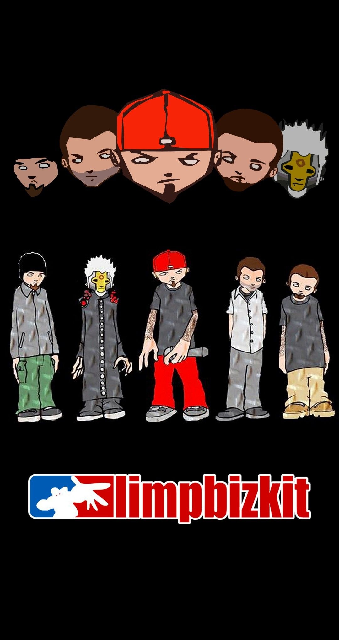 Limp Bizkit: The Fred Durst-fronted band, 26 singles, "My Generation". 1080x2040 HD Background.