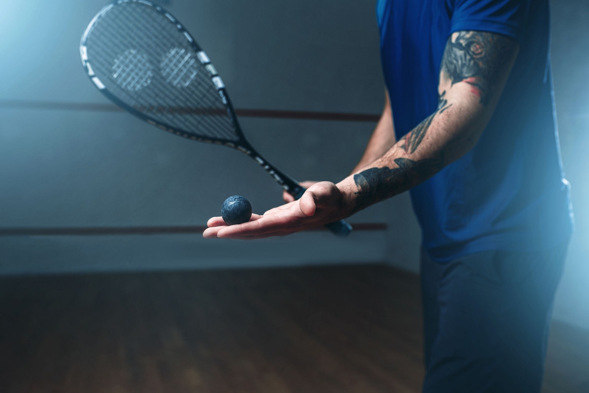 Squash (Sport): A game played with a long-handled strung racket and a small rubber ball, Tennis player. 1920x1290 HD Wallpaper.