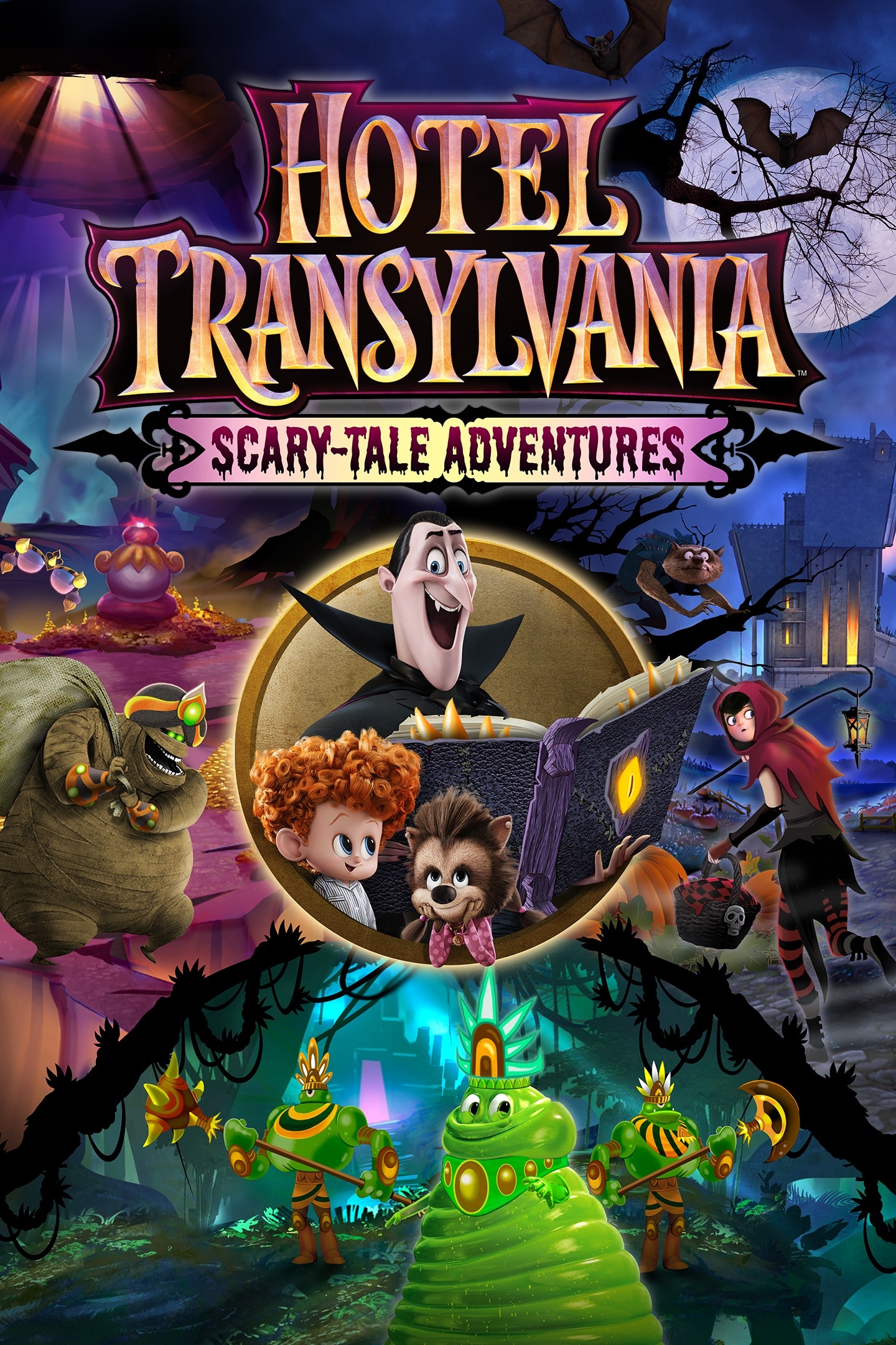 Scary-Tale Adventures, Hotel Transylvania Wallpaper, 1440x2160 HD Handy