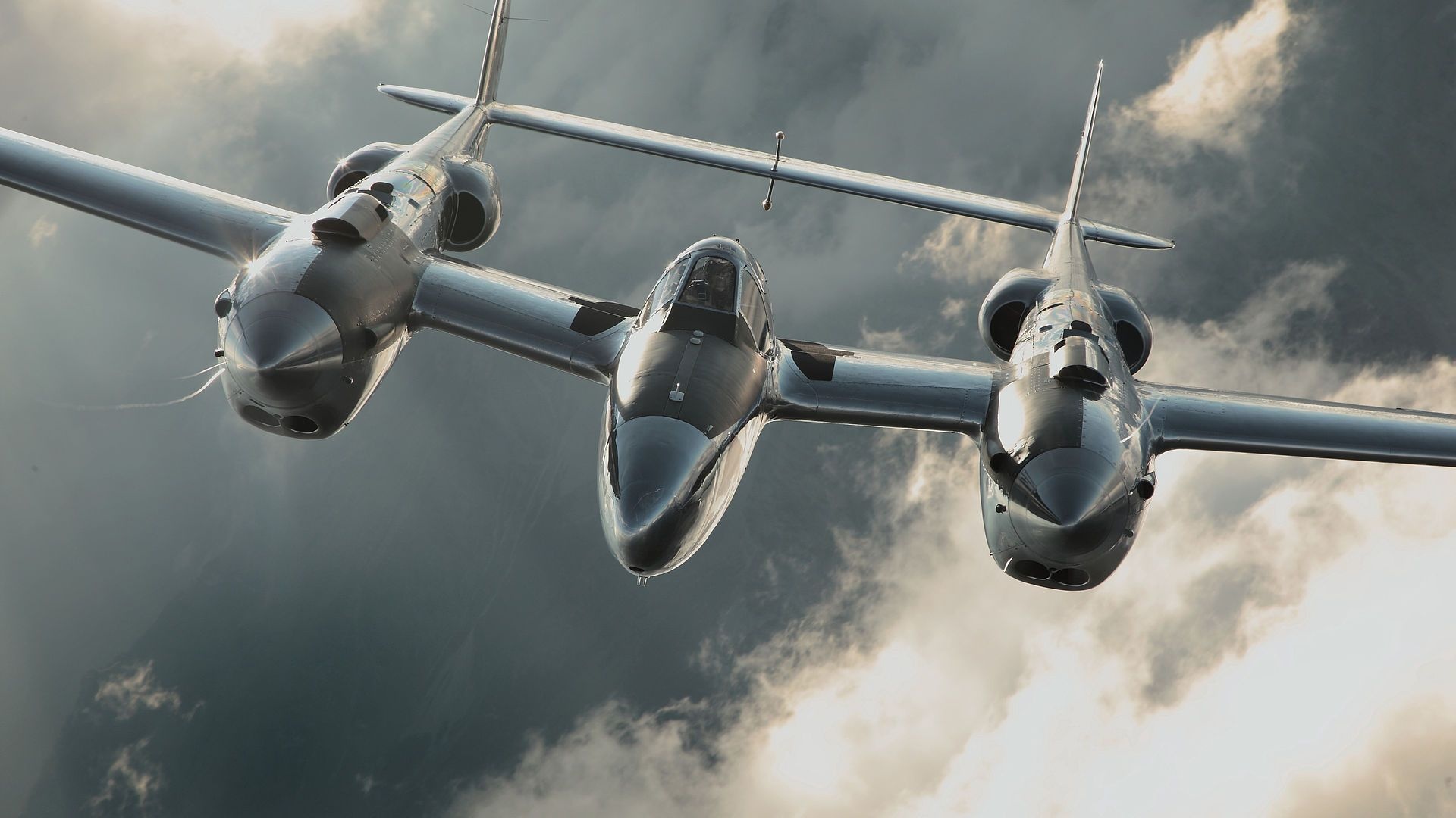 Lockheed Airplane travels, P-38 Lightning, World War II icon, Aviation history, 1920x1080 Full HD Desktop