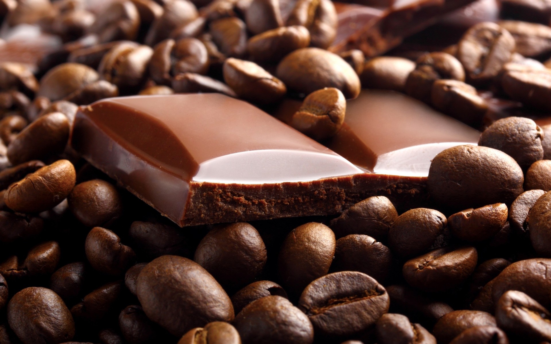 Chocolate: A number of raw and processed foods that originate from the tropical cacao tree. 1920x1200 HD Background.