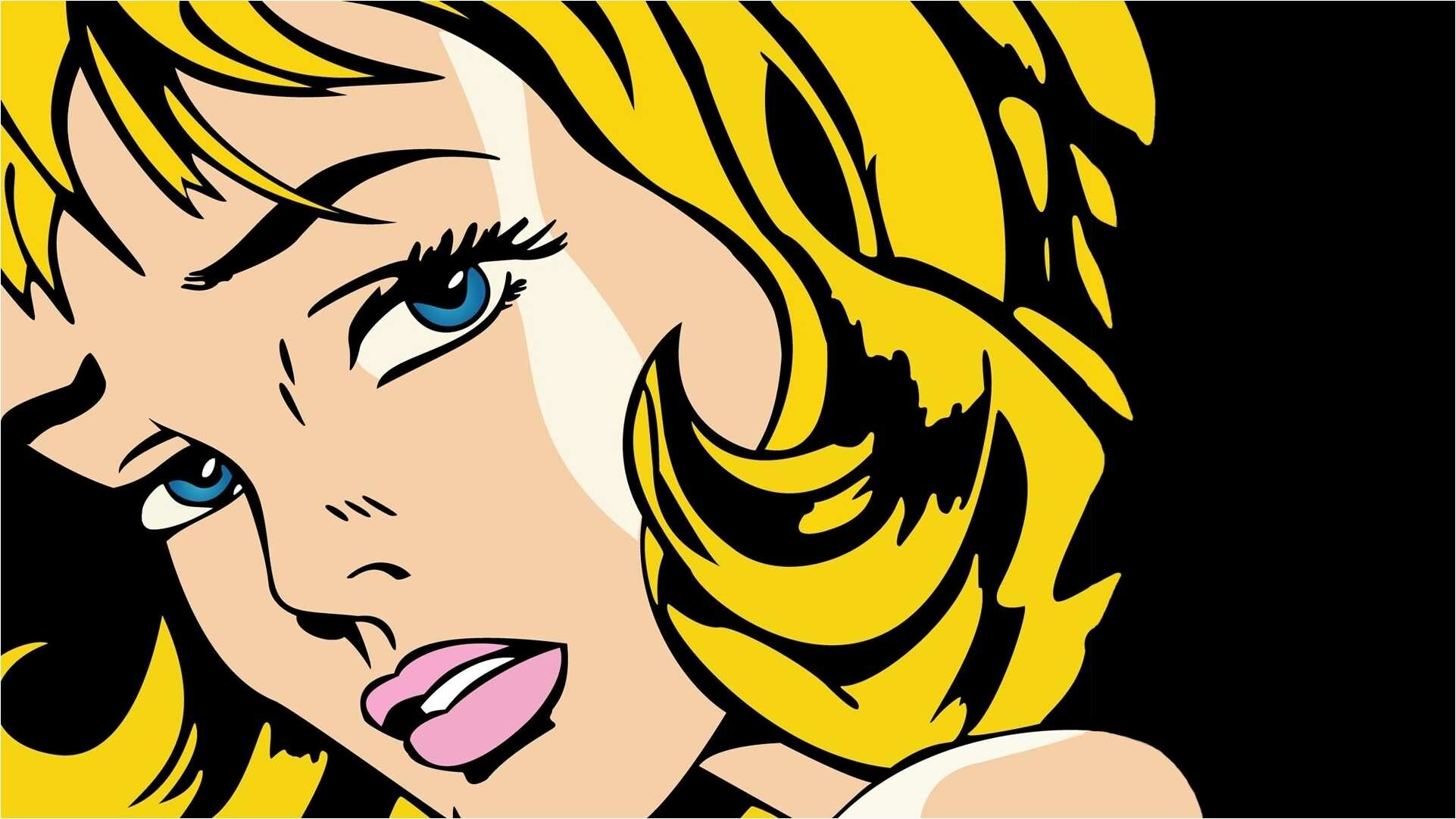 Pop Art: A style of artworks, Mid-1950s and 1960s. 1930x1090 HD Background.